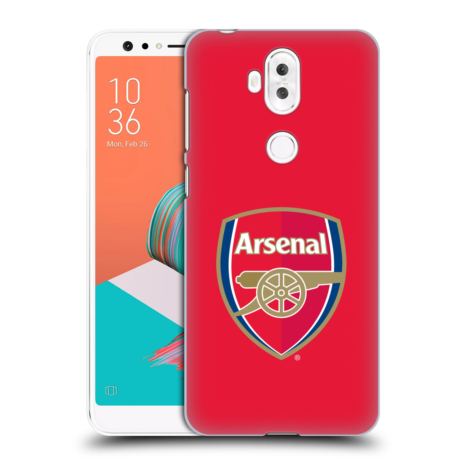 HEAD CASE plastový obal na mobil Asus Zenfone 5 LITE ZC600KL Fotbalový klub Arsenal znak barevný červené pozadí