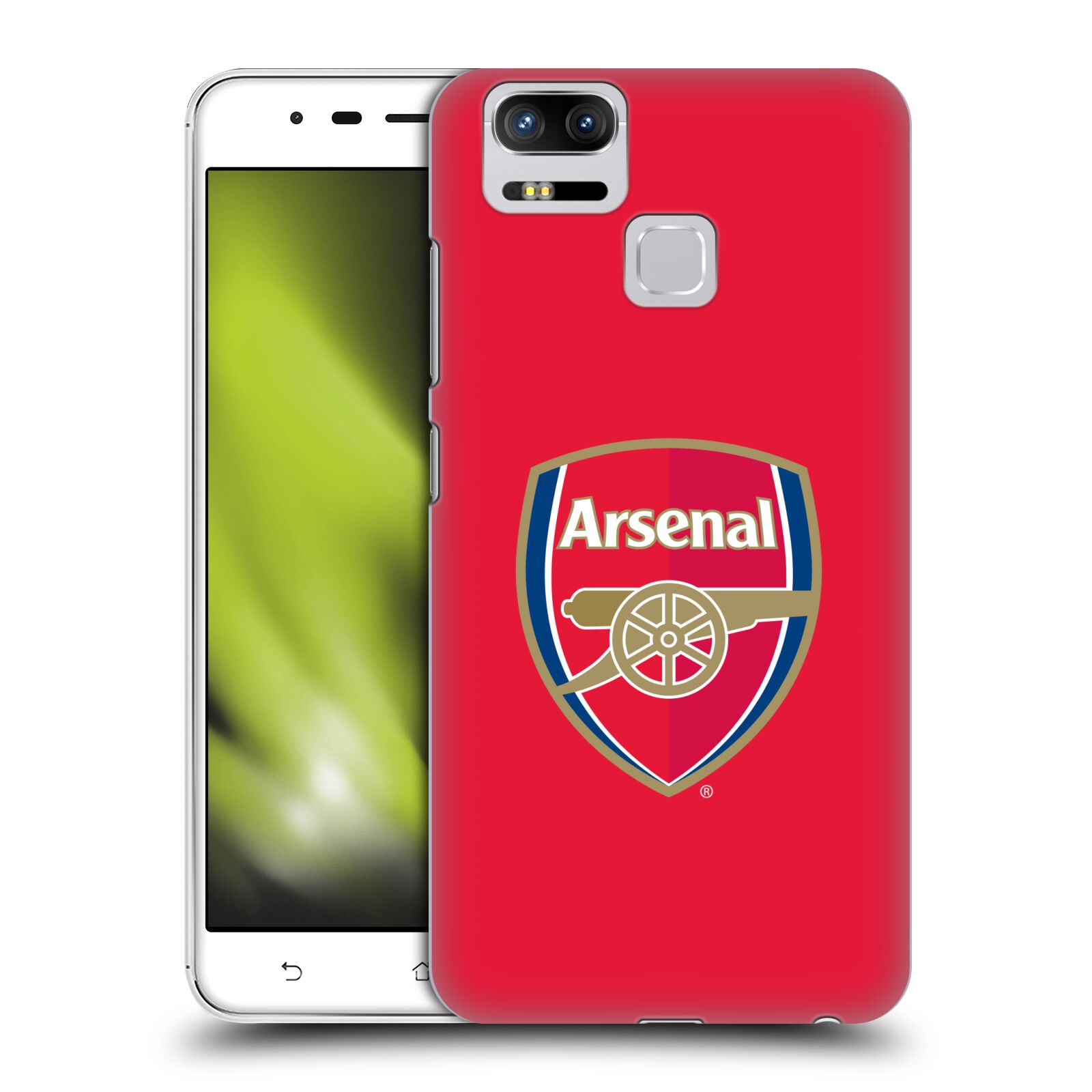 HEAD CASE plastový obal na mobil Asus Zenfone 3 Zoom ZE553KL Fotbalový klub Arsenal znak barevný červené pozadí