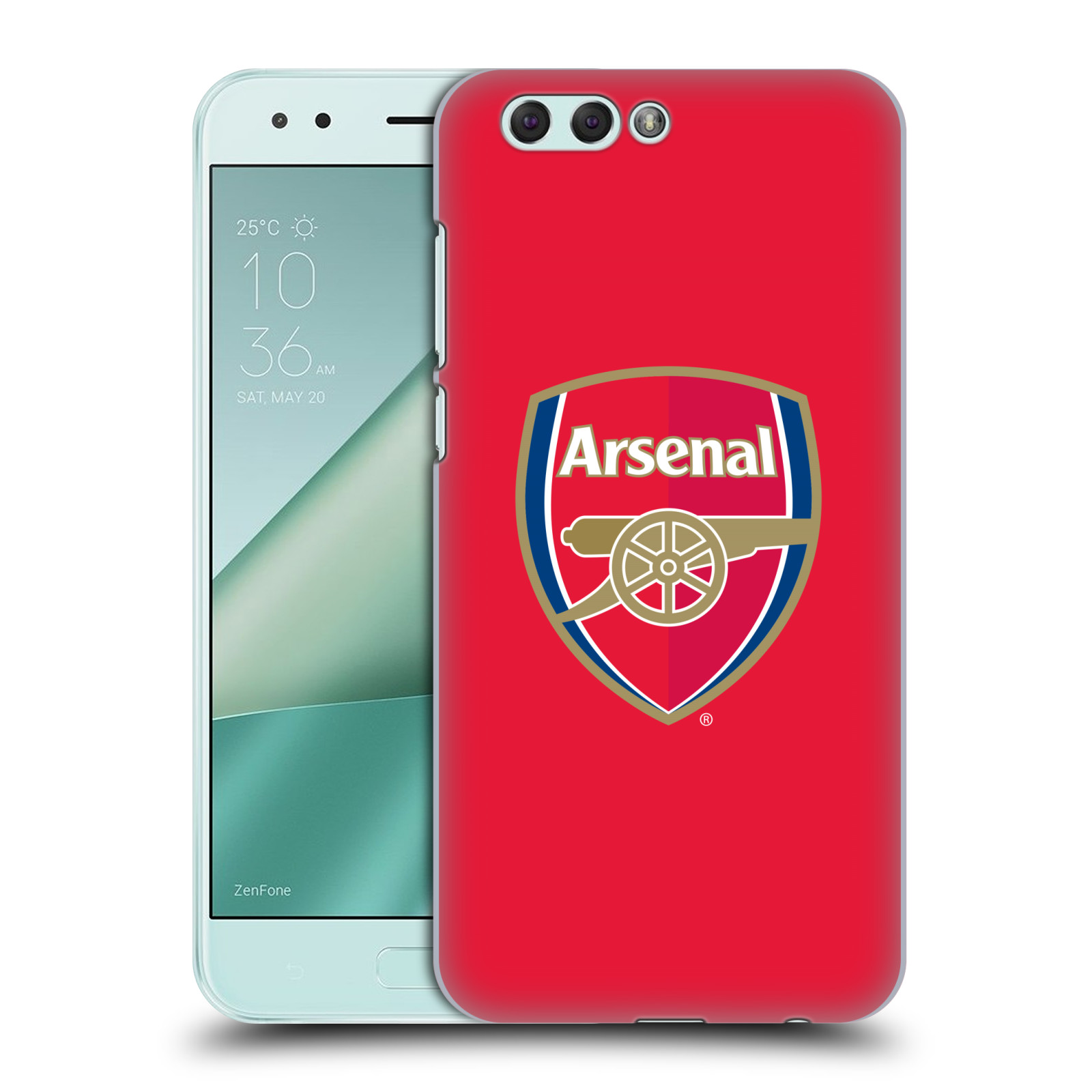 HEAD CASE plastový obal na mobil Asus Zenfone 4 ZE554KL Fotbalový klub Arsenal znak barevný červené pozadí