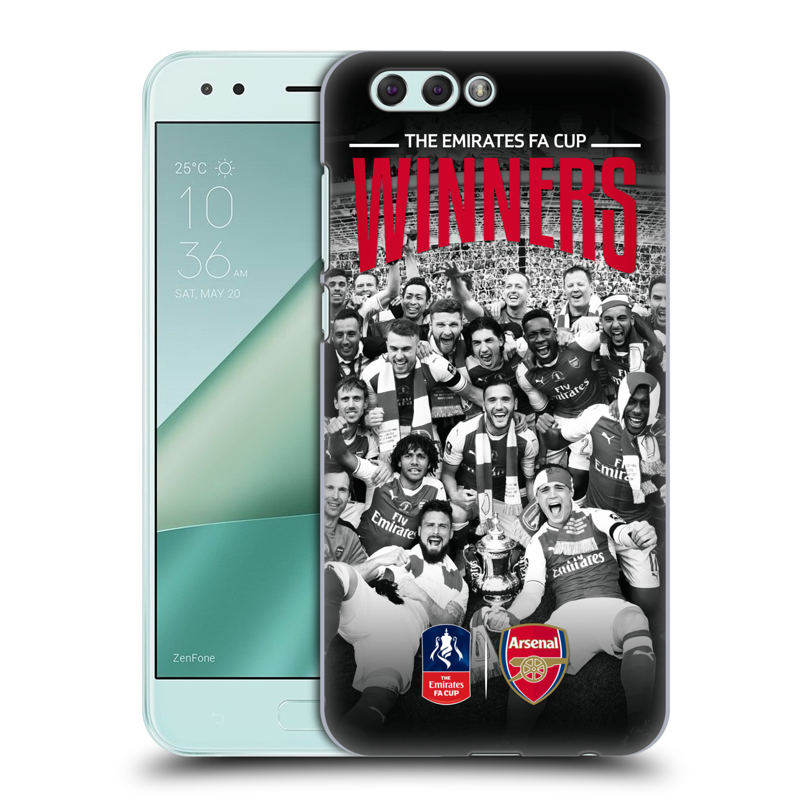 HEAD CASE plastový obal na mobil Asus Zenfone 4 ZE554KL Fotbalový klub Arsenal FA CUP oslava
