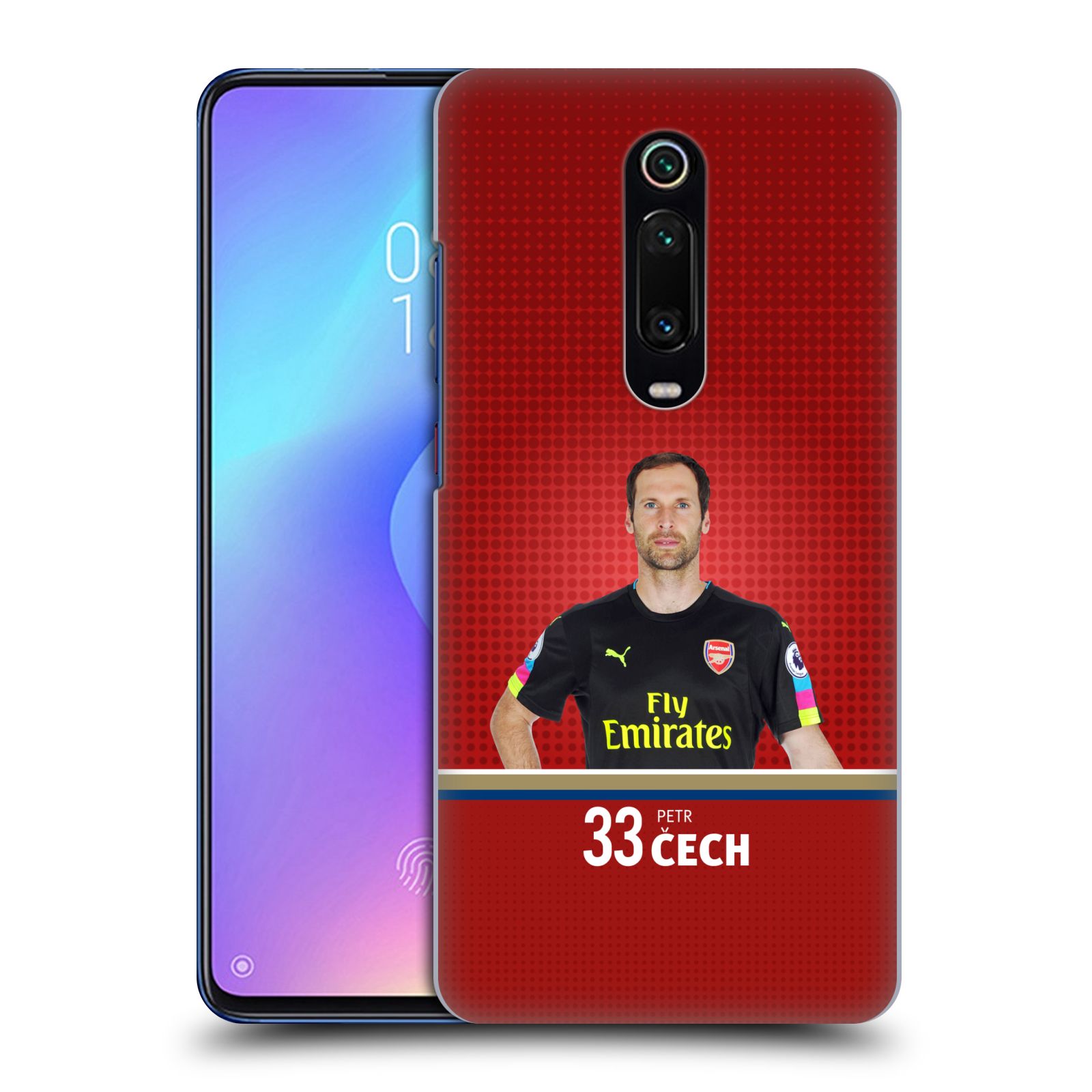 Pouzdro na mobil Xiaomi Mi 9T PRO - HEAD CASE - Fotbalový klub Arsenal brankář Petr Čech
