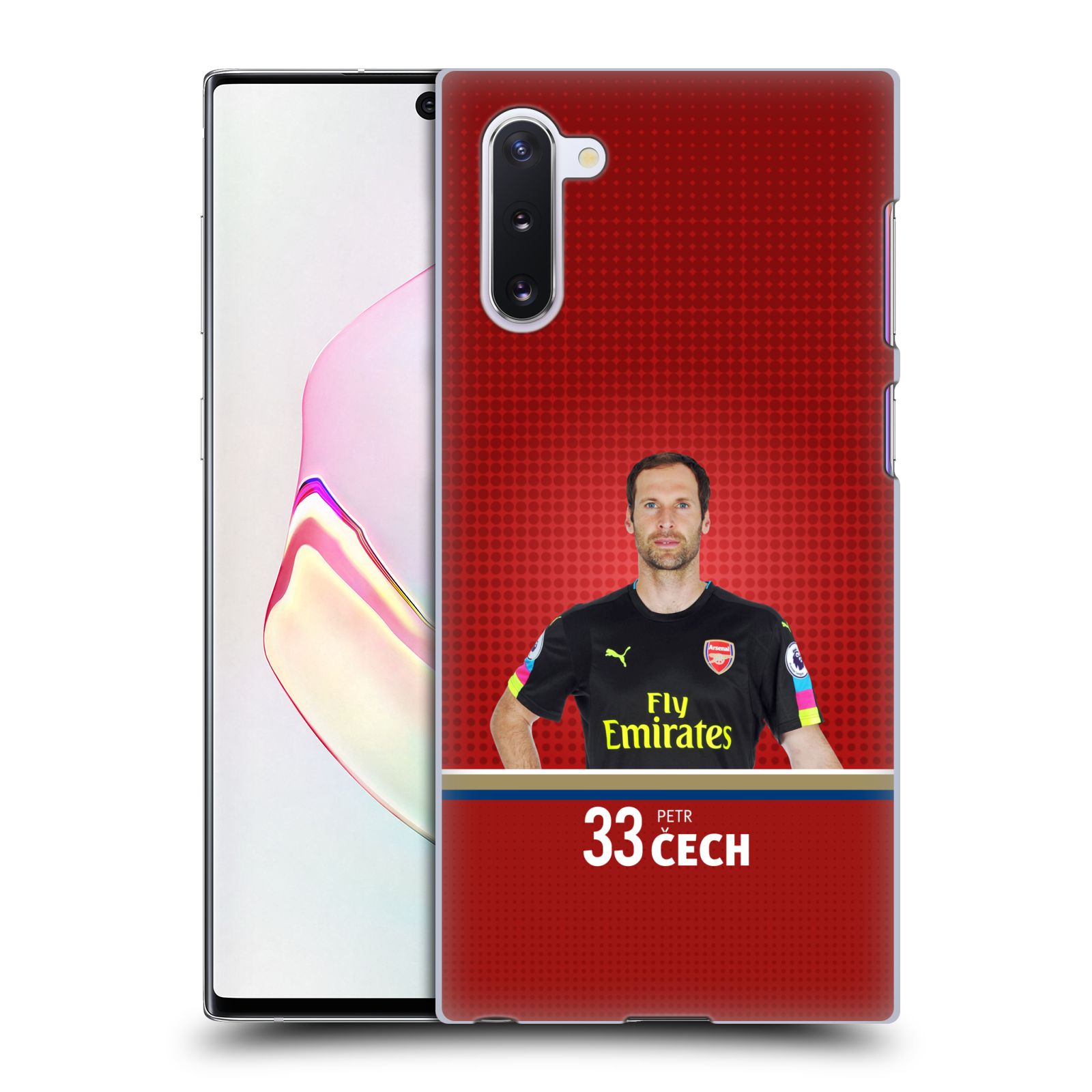 Pouzdro na mobil Samsung Galaxy Note 10 - HEAD CASE - Fotbalový klub Arsenal brankář Petr Čech