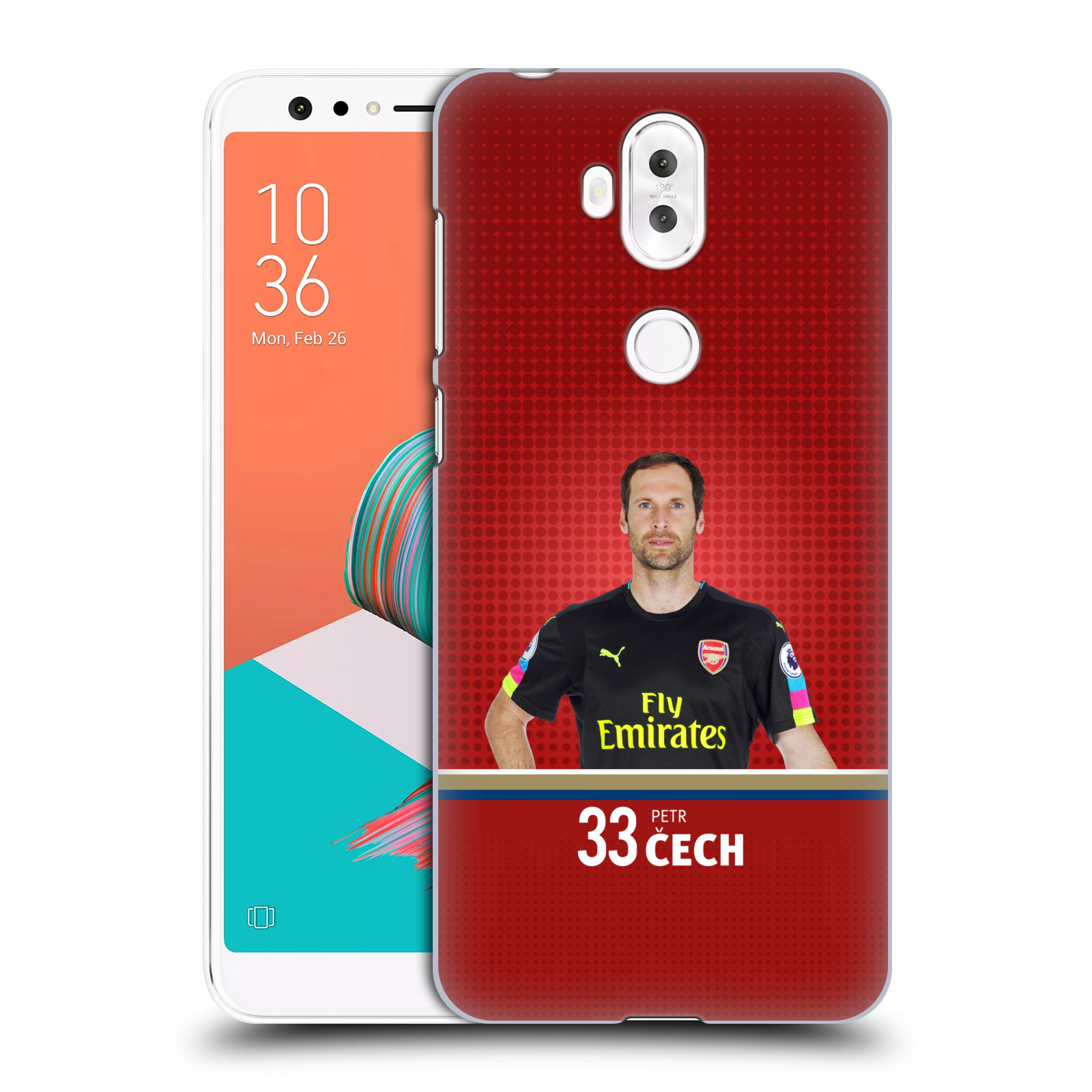 HEAD CASE plastový obal na mobil Asus Zenfone 5 LITE ZC600KL Fotbalový klub Arsenal brankář Petr Čech