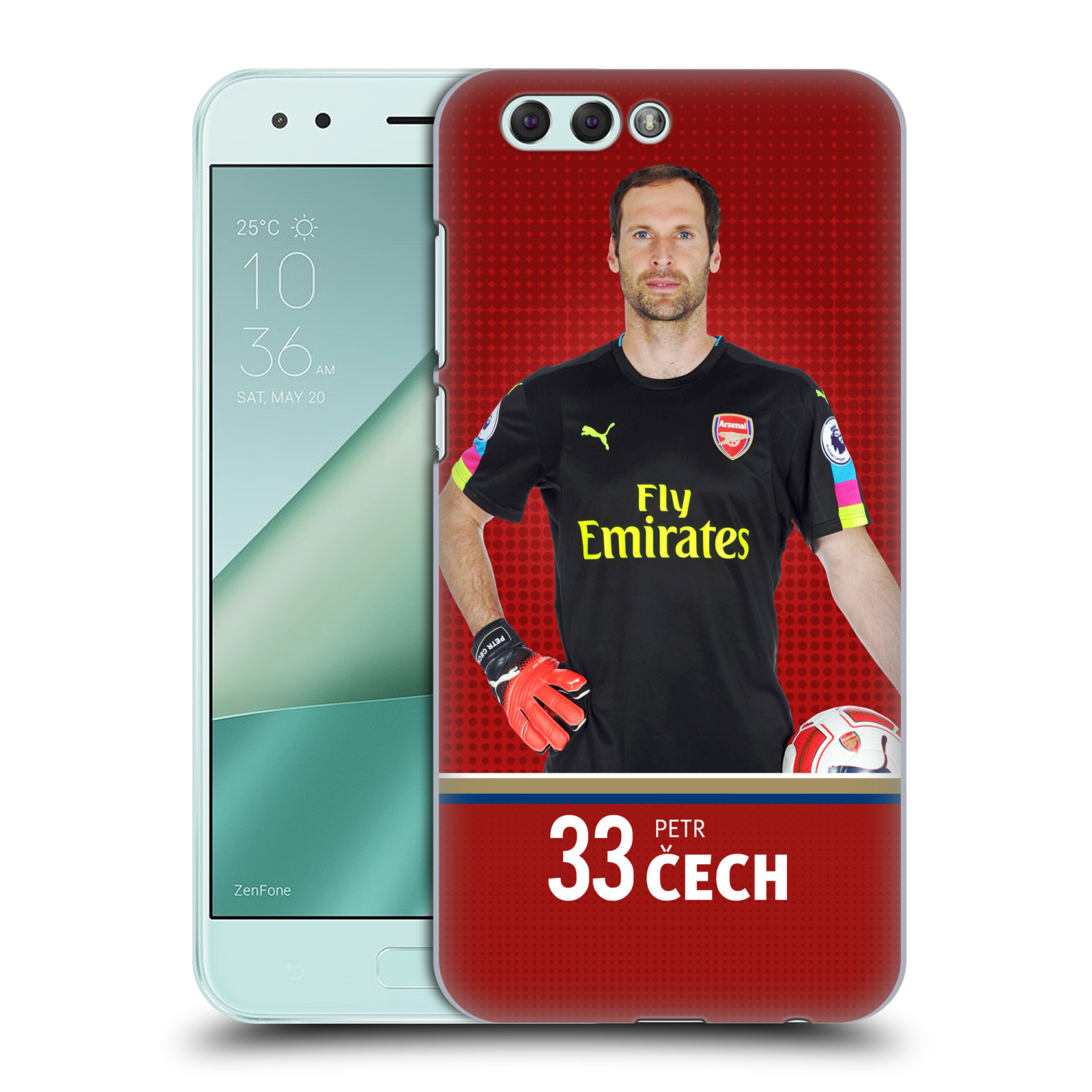 HEAD CASE plastový obal na mobil Asus Zenfone 4 ZE554KL Fotbalový klub Arsenal brankář Petr Čech