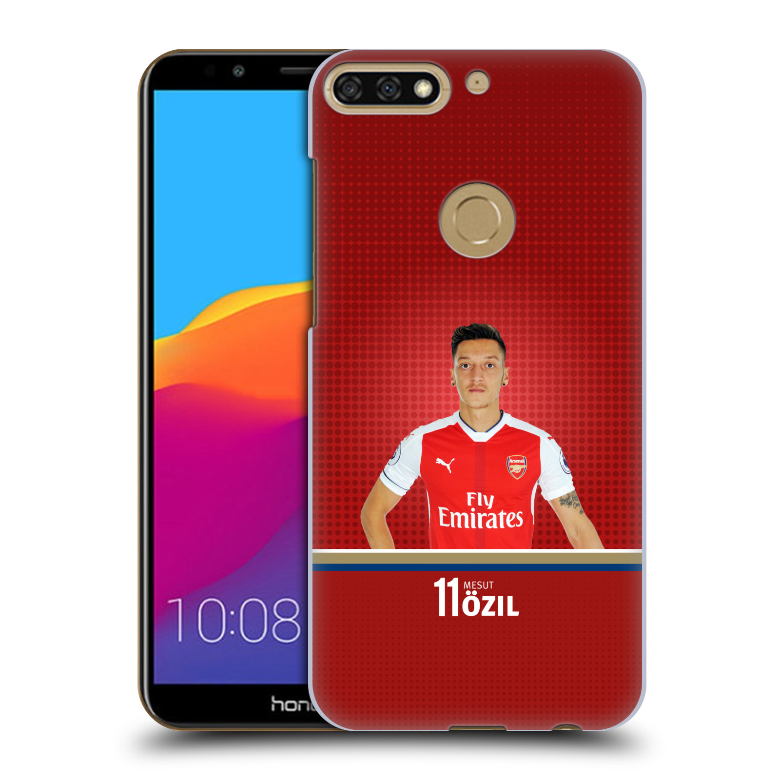 HEAD CASE plastový obal na mobil Honor 7c Fotbalový klub Arsenal fotbalista Mesut Ozil