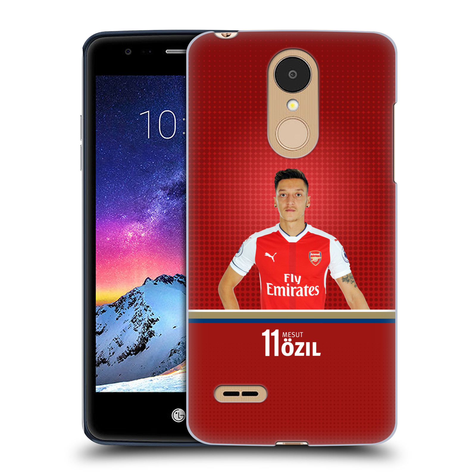 HEAD CASE plastový obal na mobil LG K9 / K8 2018 Fotbalový klub Arsenal fotbalista Mesut Ozil