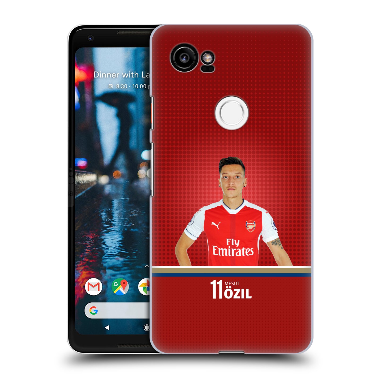 HEAD CASE plastový obal na mobil Google Pixel 2 XL Fotbalový klub Arsenal fotbalista Mesut Ozil