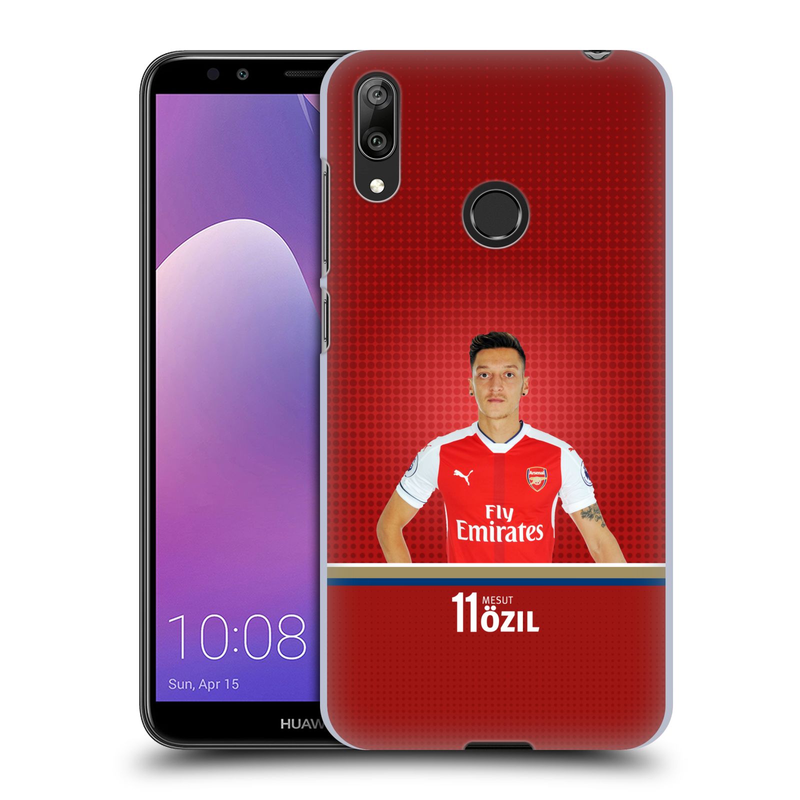 Pouzdro na mobil Huawei Y7 2019 - Head Case - Fotbalový klub Arsenal fotbalista Mesut Ozil