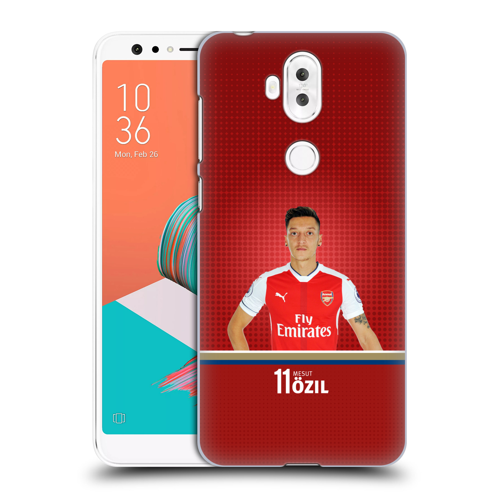 HEAD CASE plastový obal na mobil Asus Zenfone 5 LITE ZC600KL Fotbalový klub Arsenal fotbalista Mesut Ozil
