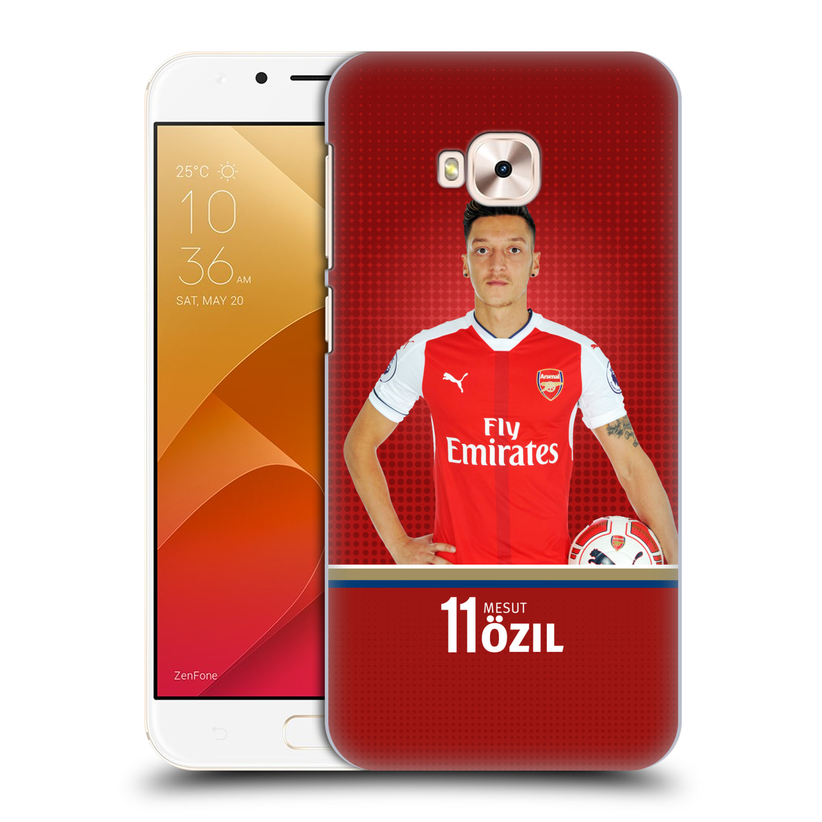 HEAD CASE plastový obal na mobil Asus Zenfone 4 Selfie Pro ZD552KL Fotbalový klub Arsenal fotbalista Mesut Ozil