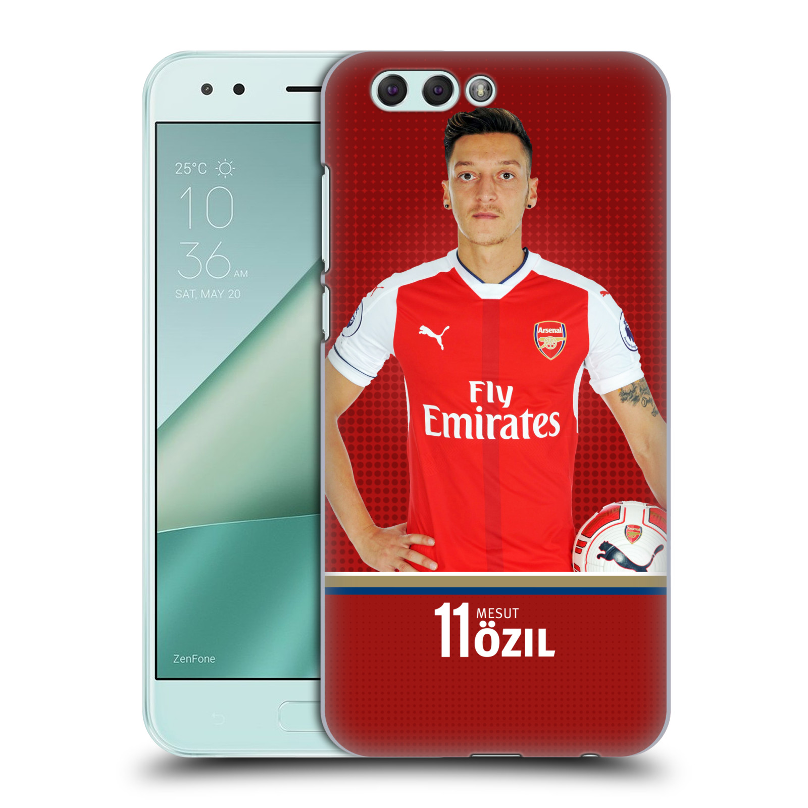 HEAD CASE plastový obal na mobil Asus Zenfone 4 ZE554KL Fotbalový klub Arsenal fotbalista Mesut Ozil