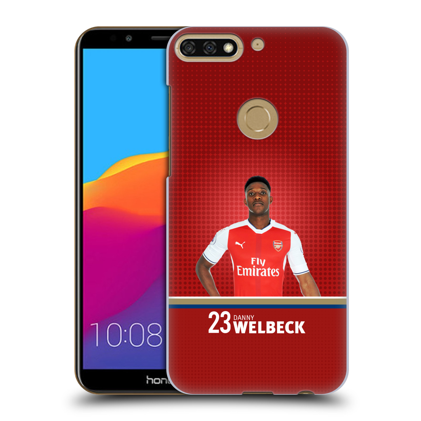 HEAD CASE plastový obal na mobil Honor 7c Fotbalový klub Arsenal hráč Danny Welbeck