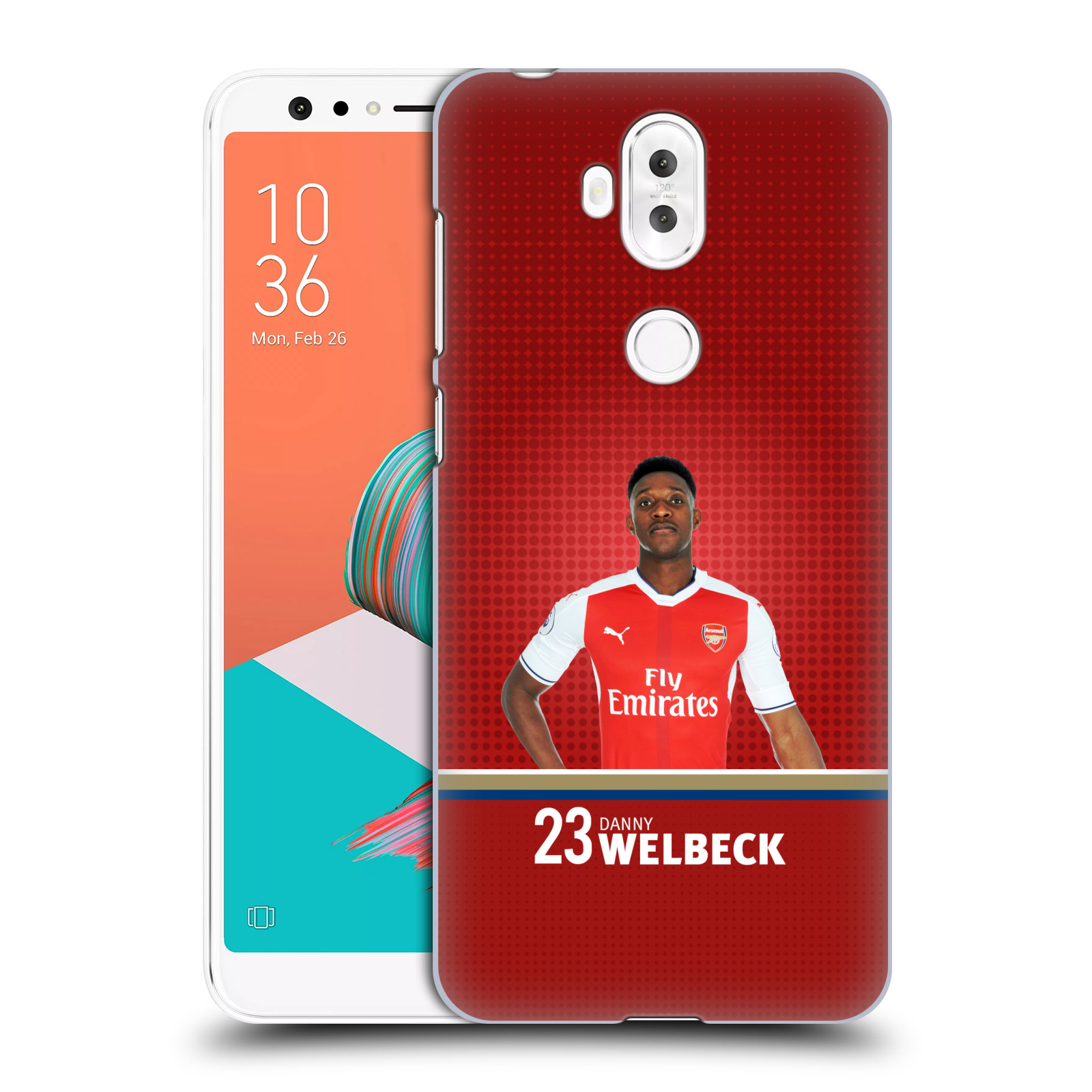 HEAD CASE plastový obal na mobil Asus Zenfone 5 LITE ZC600KL Fotbalový klub Arsenal hráč Danny Welbeck