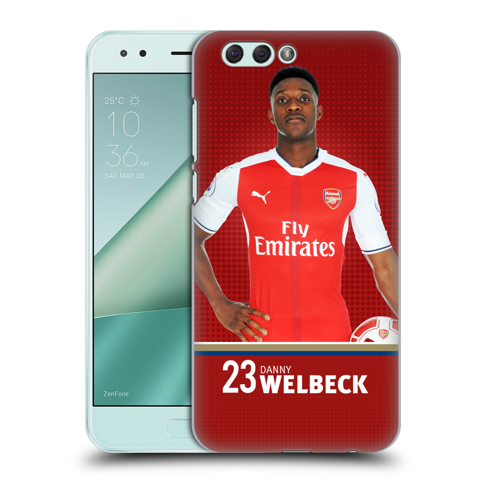 HEAD CASE plastový obal na mobil Asus Zenfone 4 ZE554KL Fotbalový klub Arsenal hráč Danny Welbeck