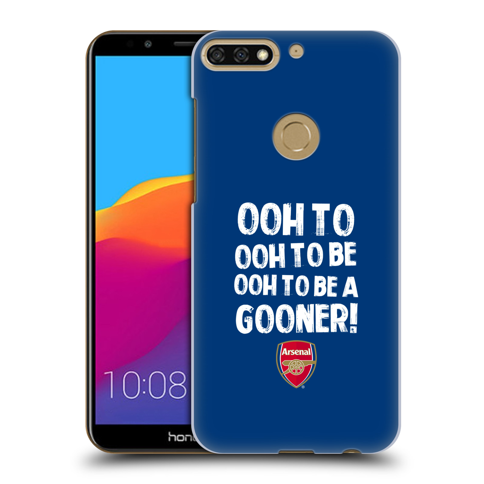 HEAD CASE plastový obal na mobil Honor 7c Fotbalový klub Arsenal Gooners modrý