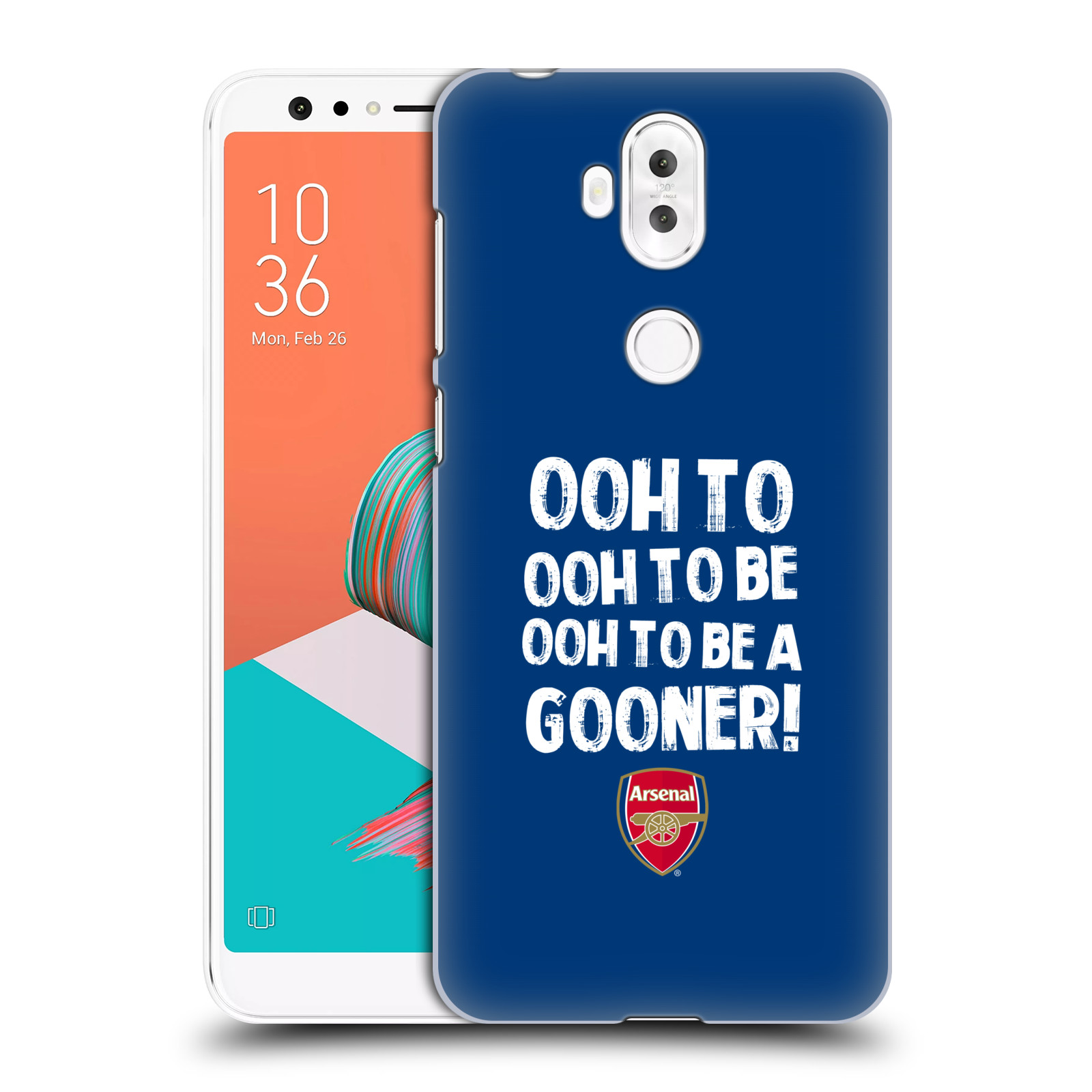 HEAD CASE plastový obal na mobil Asus Zenfone 5 LITE ZC600KL Fotbalový klub Arsenal Gooners modrý