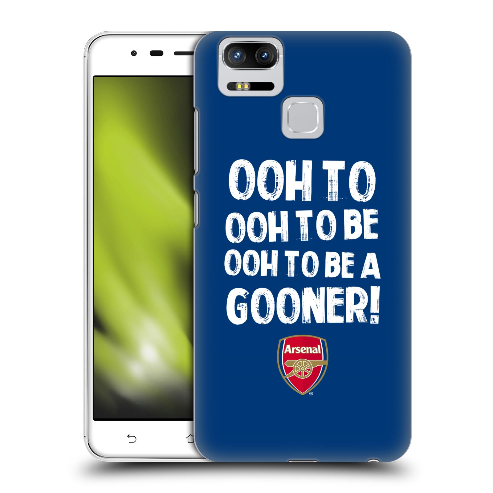 HEAD CASE plastový obal na mobil Asus Zenfone 3 Zoom ZE553KL Fotbalový klub Arsenal Gooners modrý