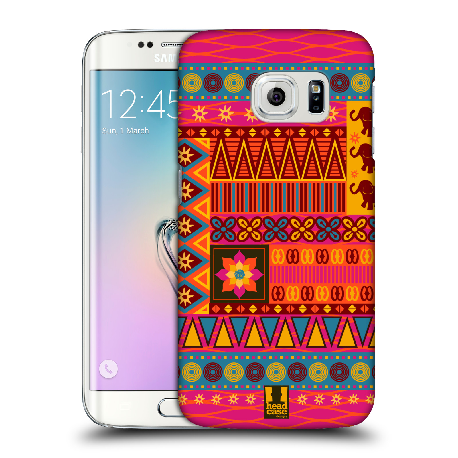 HEAD CASE plastový obal na mobil SAMSUNG Galaxy S6 EDGE (G9250, G925, G925F) vzor Africké motivy 2 KRÁSA