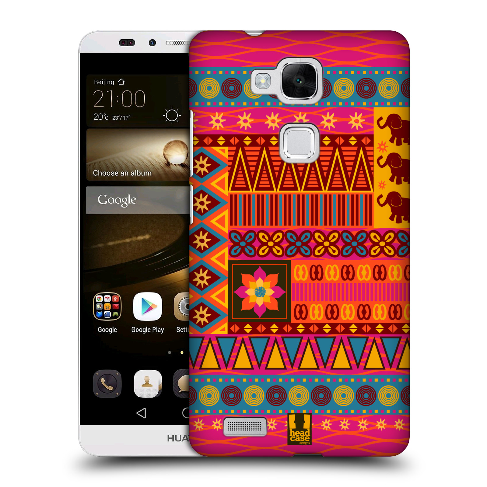 HEAD CASE plastový obal na mobil Huawei Mate 7 vzor Africké motivy 2 KRÁSA