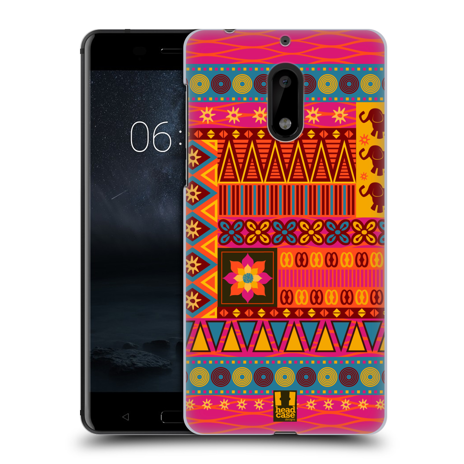 HEAD CASE plastový obal na mobil Nokia 6 vzor Africké motivy 2 KRÁSA