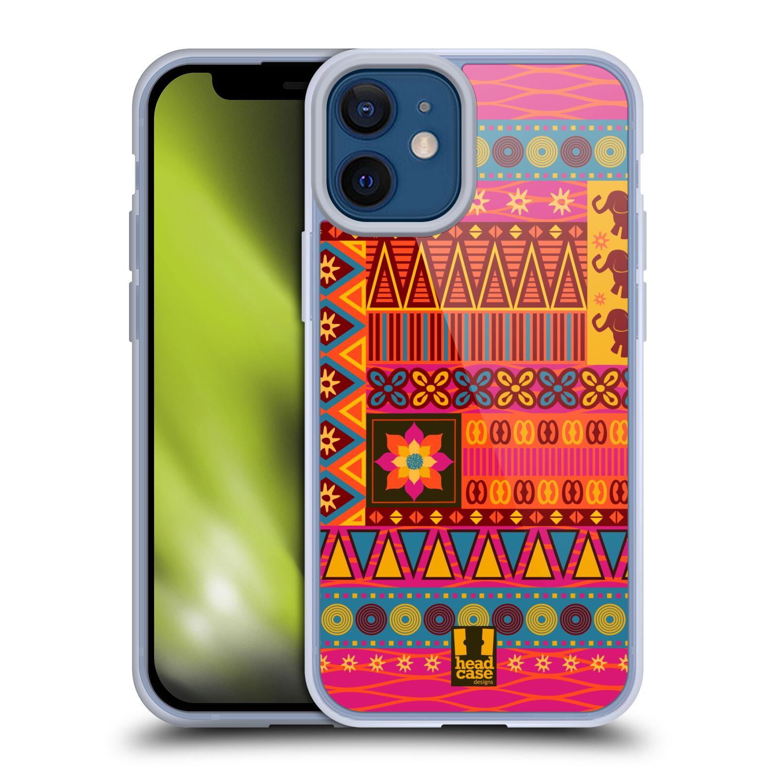 Plastový obal na mobil Apple Iphone 12 MINI vzor Africké motivy 2 KRÁSA