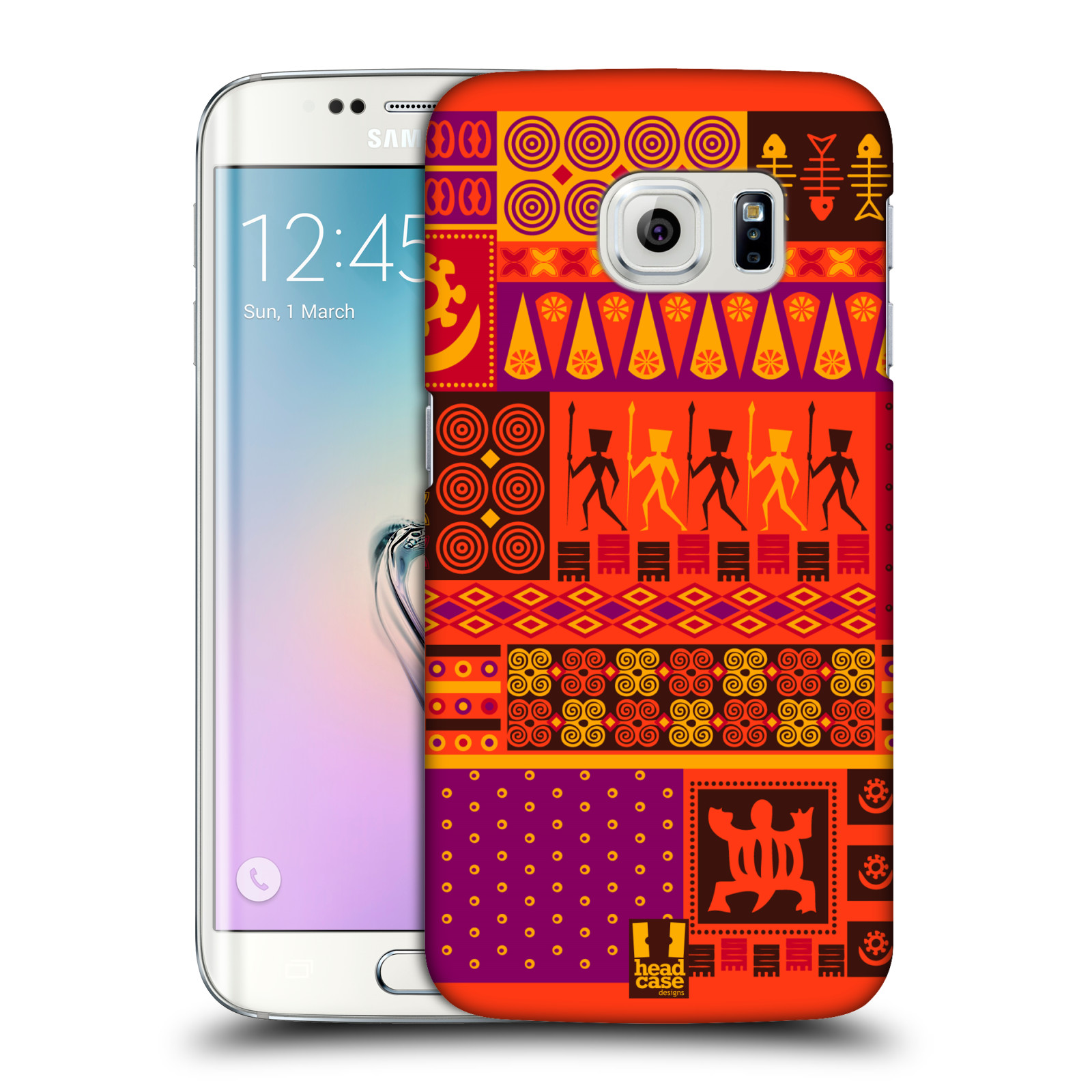 HEAD CASE plastový obal na mobil SAMSUNG Galaxy S6 EDGE (G9250, G925, G925F) vzor Africké motivy 2 SAFARI západ slunce