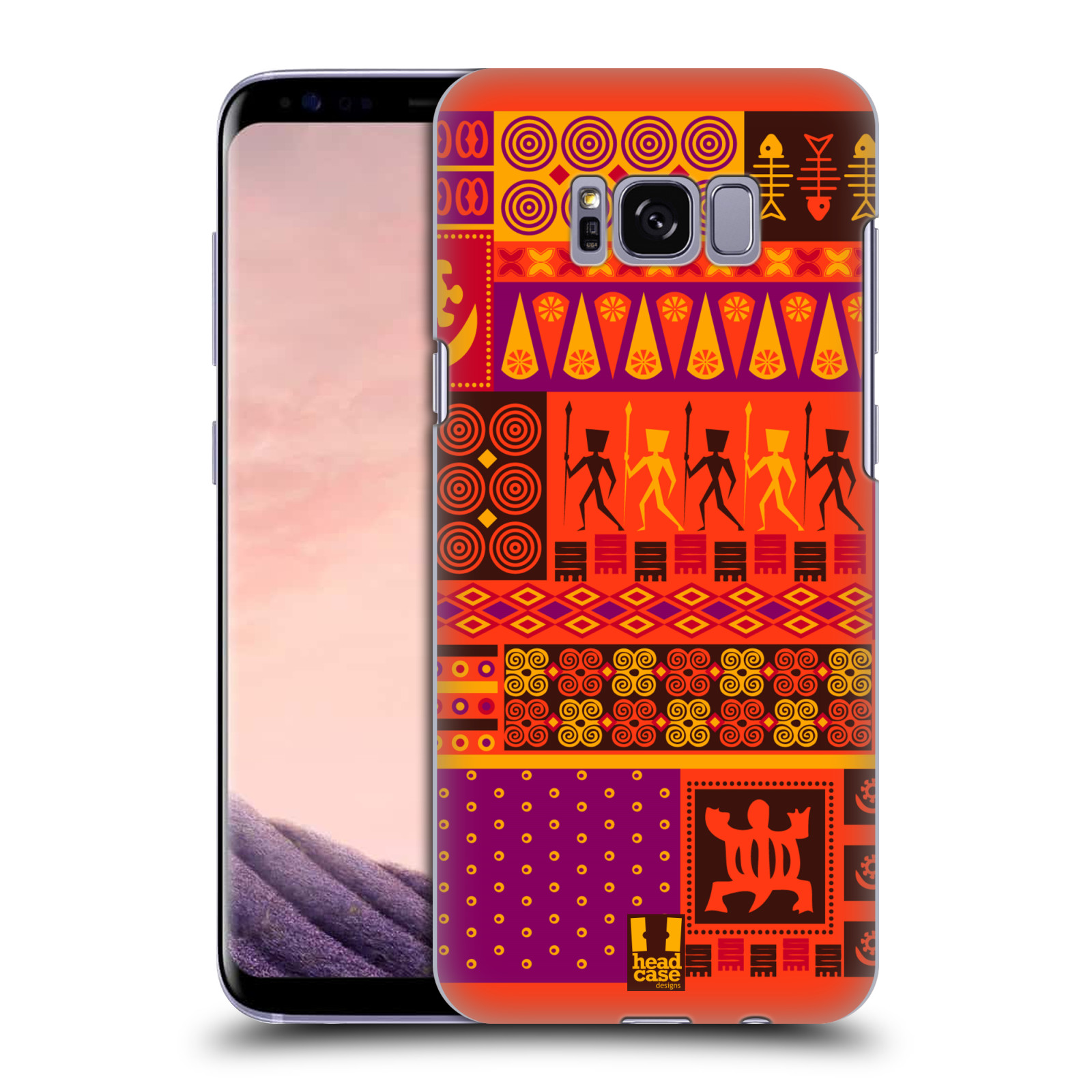 HEAD CASE plastový obal na mobil Samsung Galaxy S8 vzor Africké motivy 2 SAFARI západ slunce