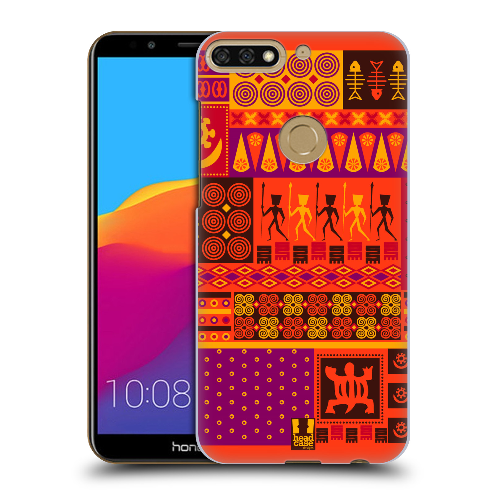 HEAD CASE plastový obal na mobil Honor 7c vzor Africké motivy 2 SAFARI západ slunce