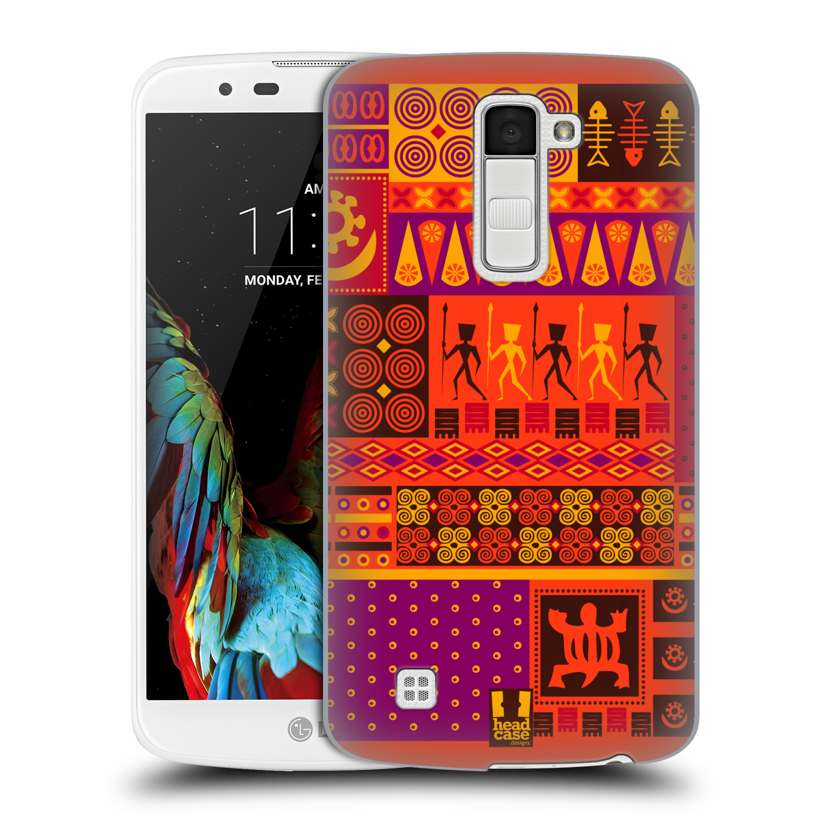 HEAD CASE plastový obal na mobil LG K10 vzor Africké motivy 2 SAFARI západ slunce