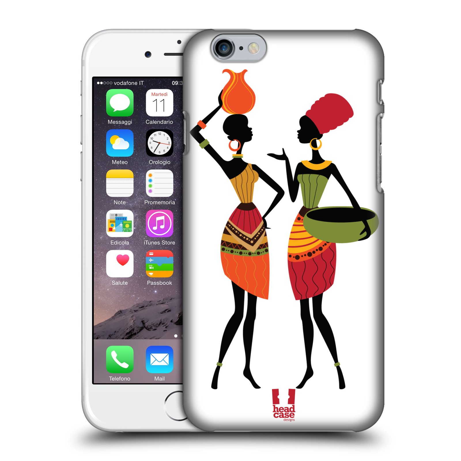 Plastové pouzdro pro mobil Apple Iphone 6/6S vzor Africké motivy DRBNY