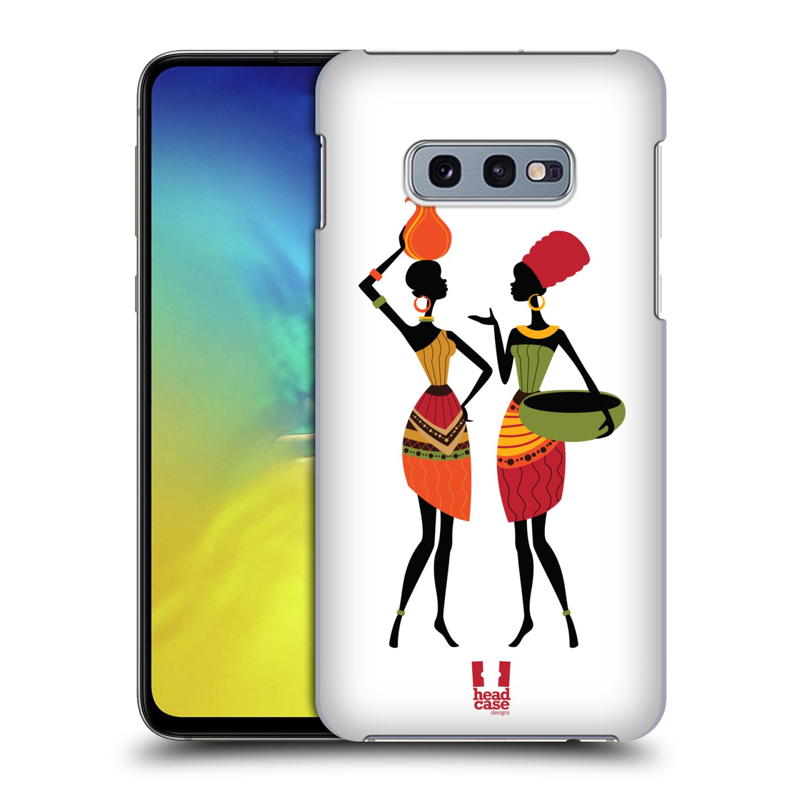 Pouzdro na mobil Samsung Galaxy S10e - HEAD CASE - vzor Africké motivy DRBNY