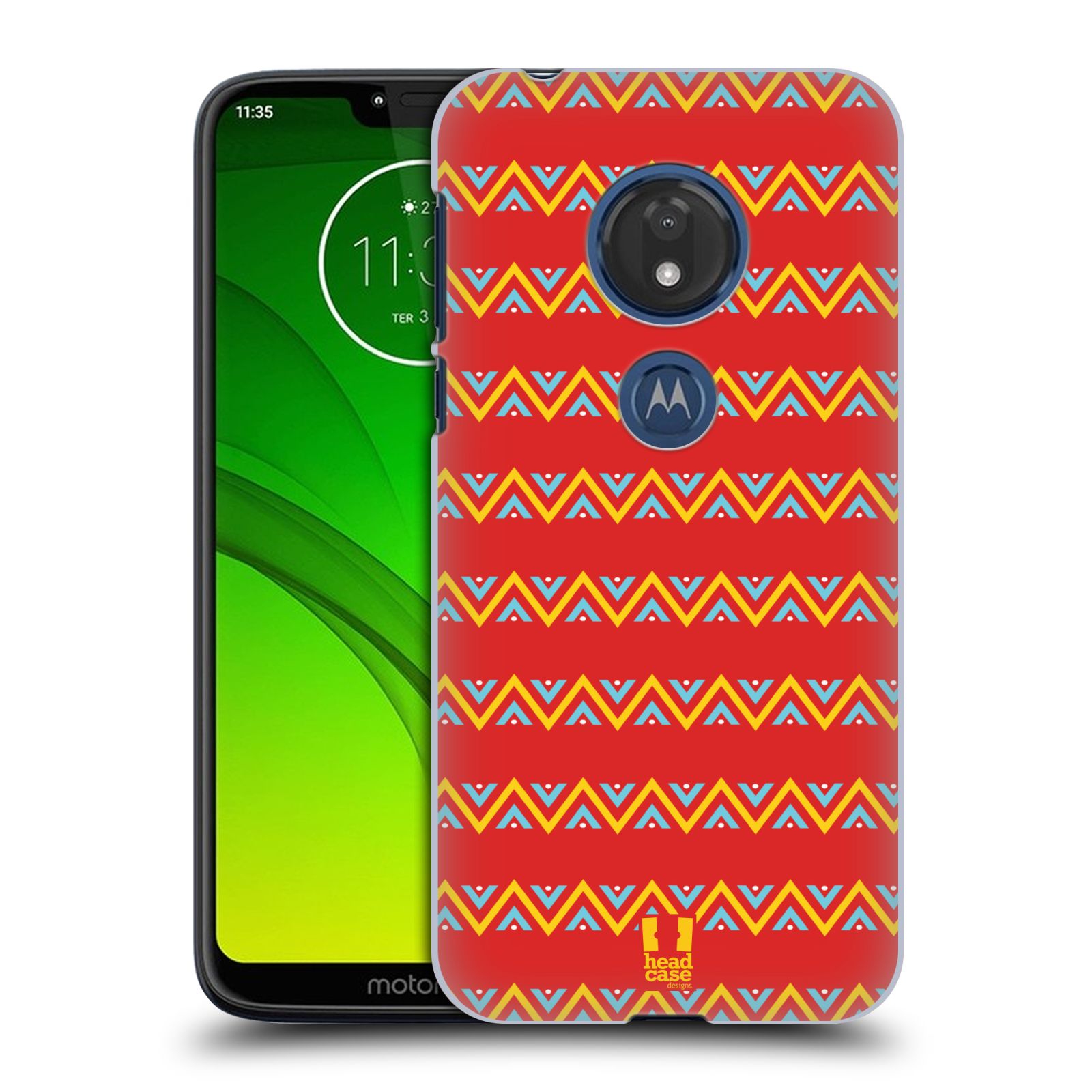 Pouzdro na mobil Motorola Moto G7 Play vzor Africké motivy CIK CAK