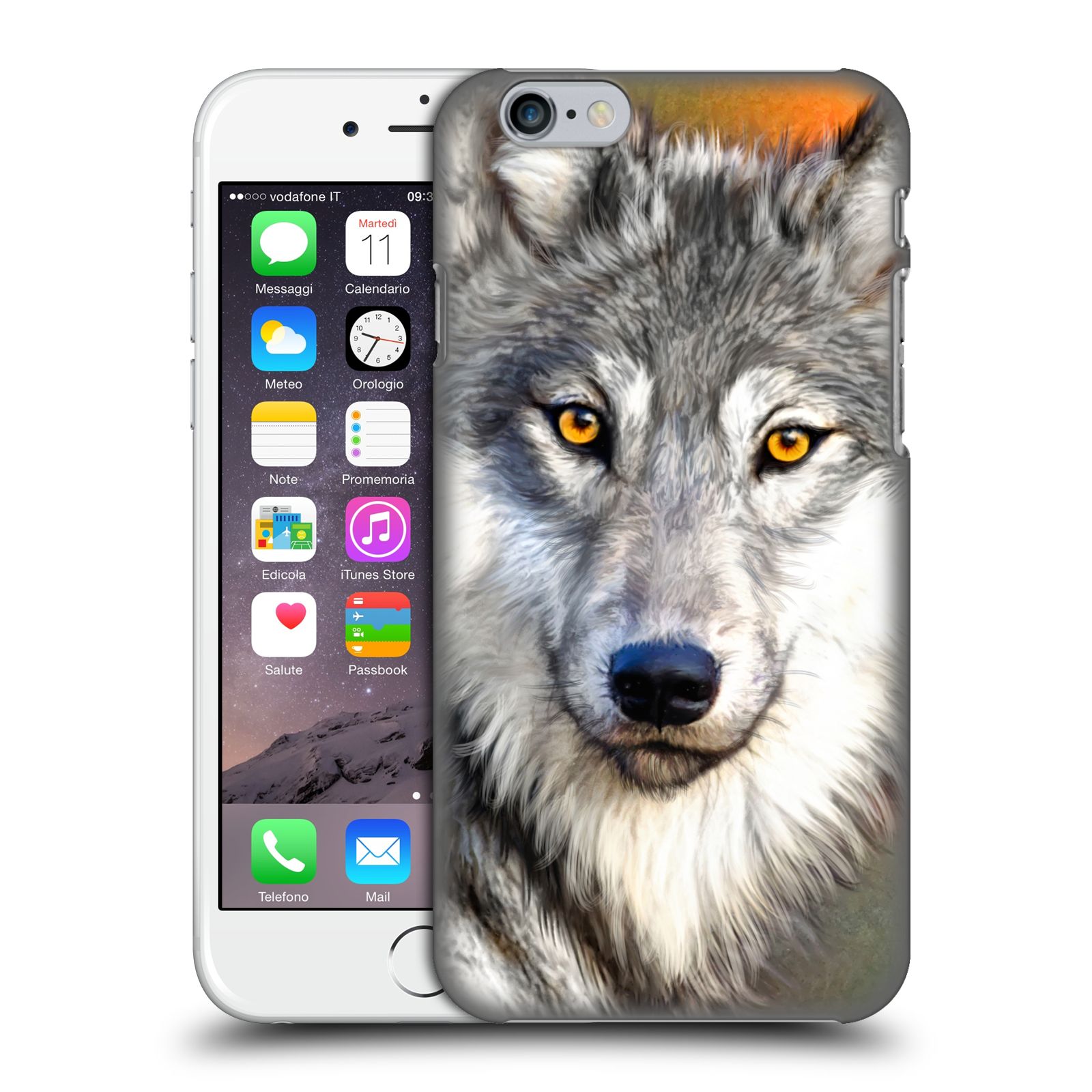 Zadní obal pro mobil Apple Iphone 6/6S - HEAD CASE - Aimee Stewart - Pohled Vlka