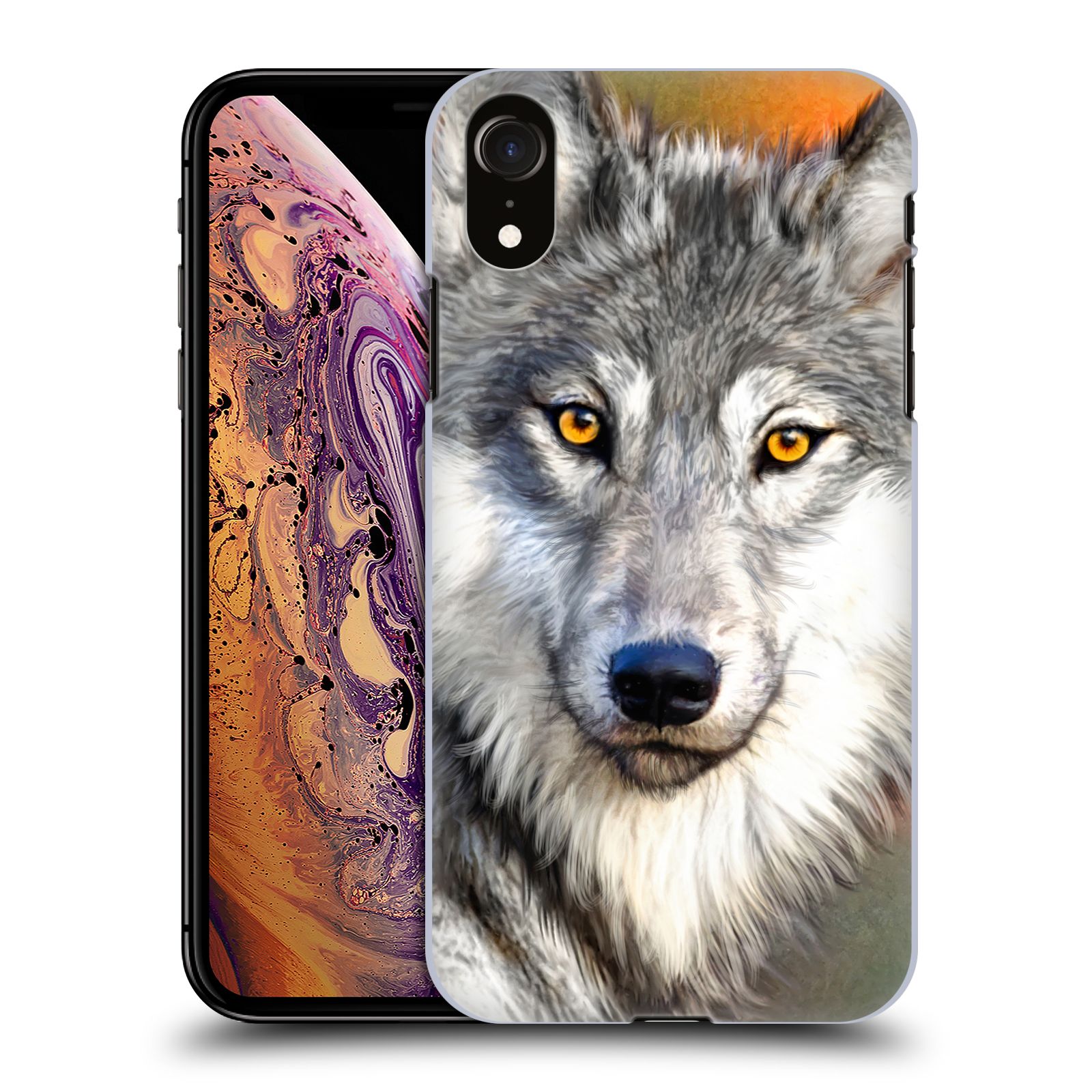 Zadní obal pro mobil Apple Iphone XR - HEAD CASE - Aimee Stewart - Pohled Vlka