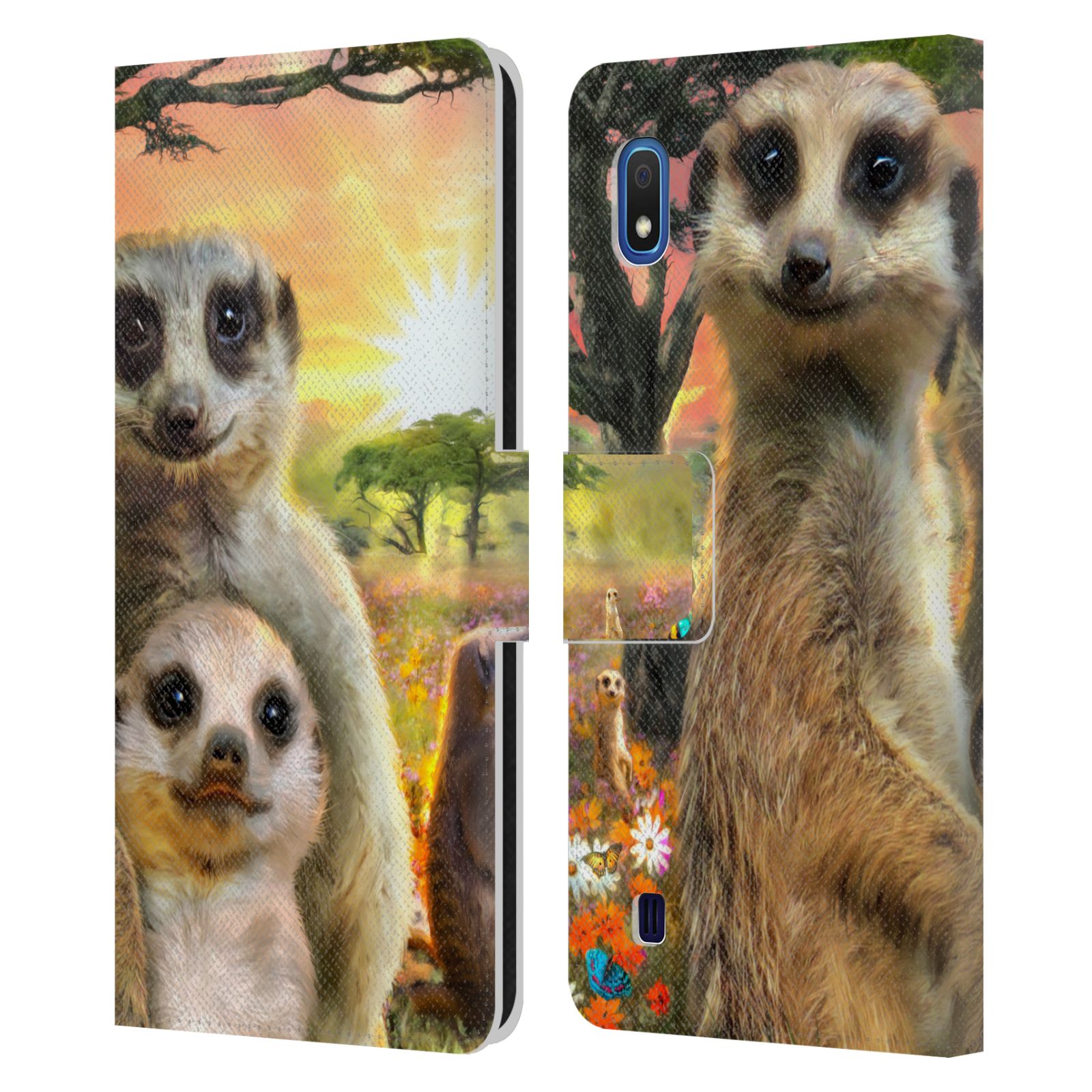 Pouzdro na mobil Samsung Galaxy A10 - Head Case - malé surikaty
