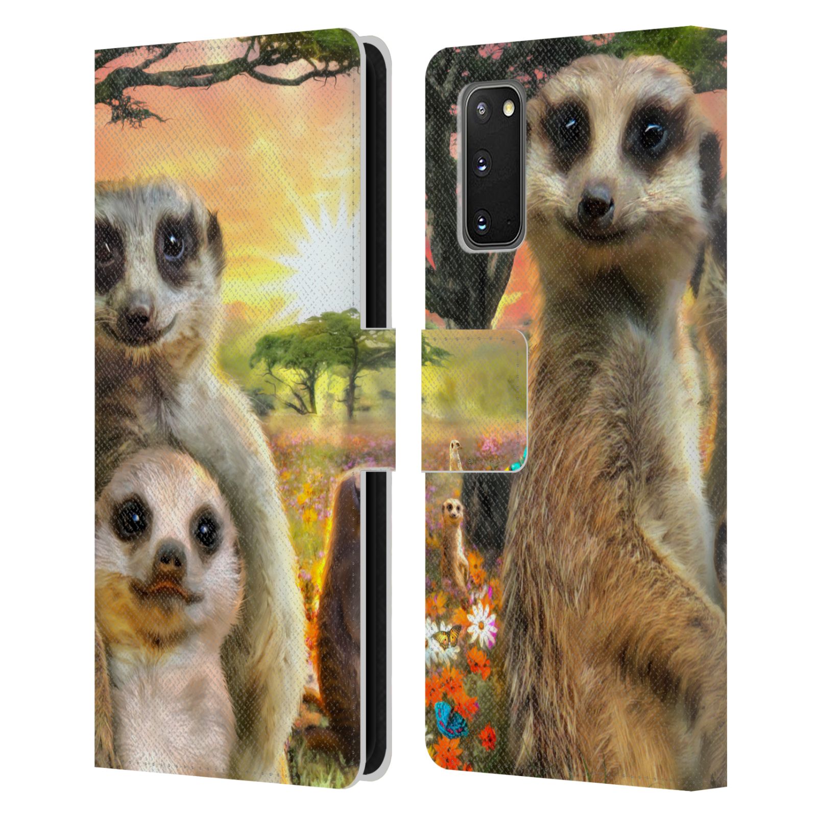 Pouzdro na mobil Samsung Galaxy S20 - Head Case - malé surikaty