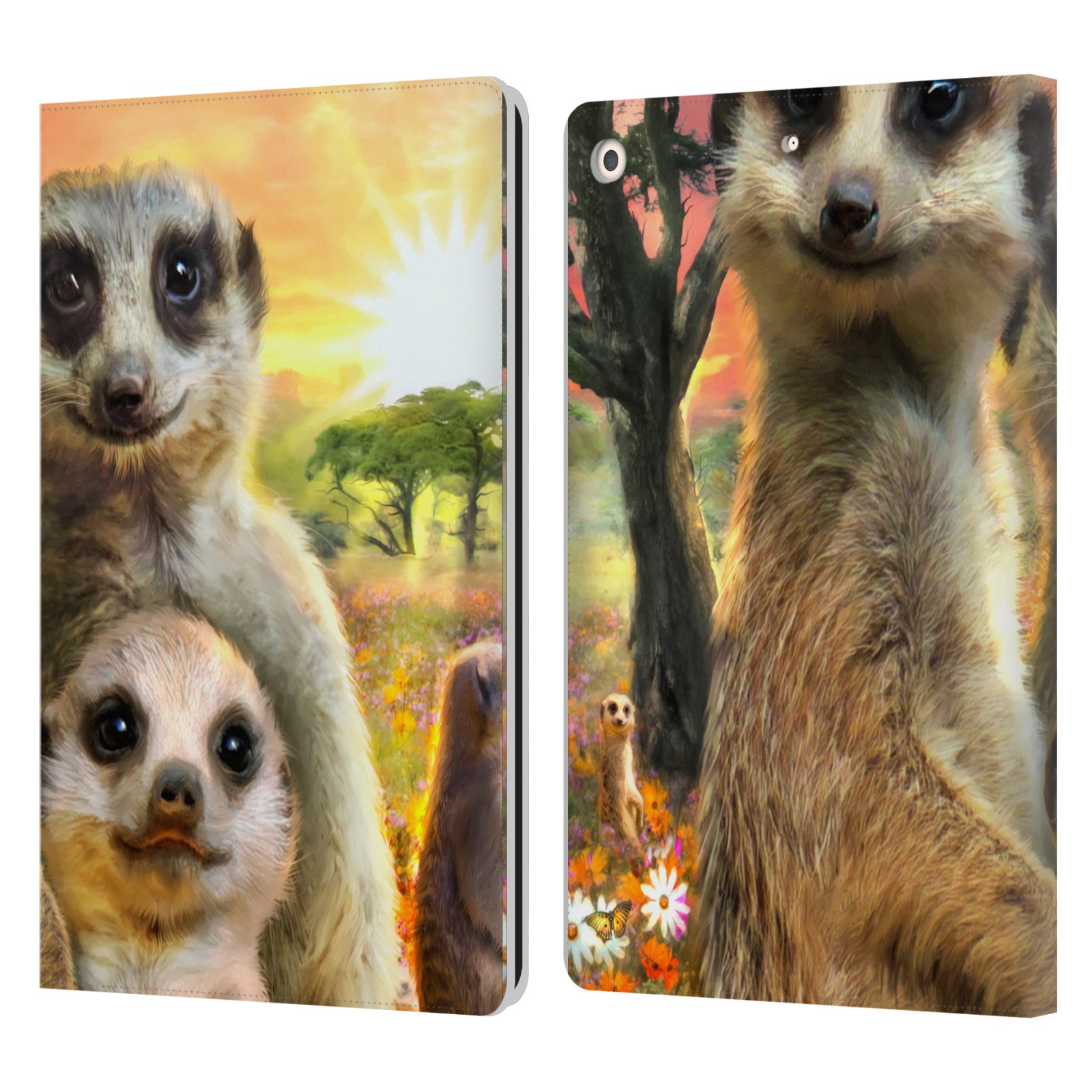 Pouzdro pro tablet Apple Ipad 10.2 - HEAD CASE -  malé surikaty