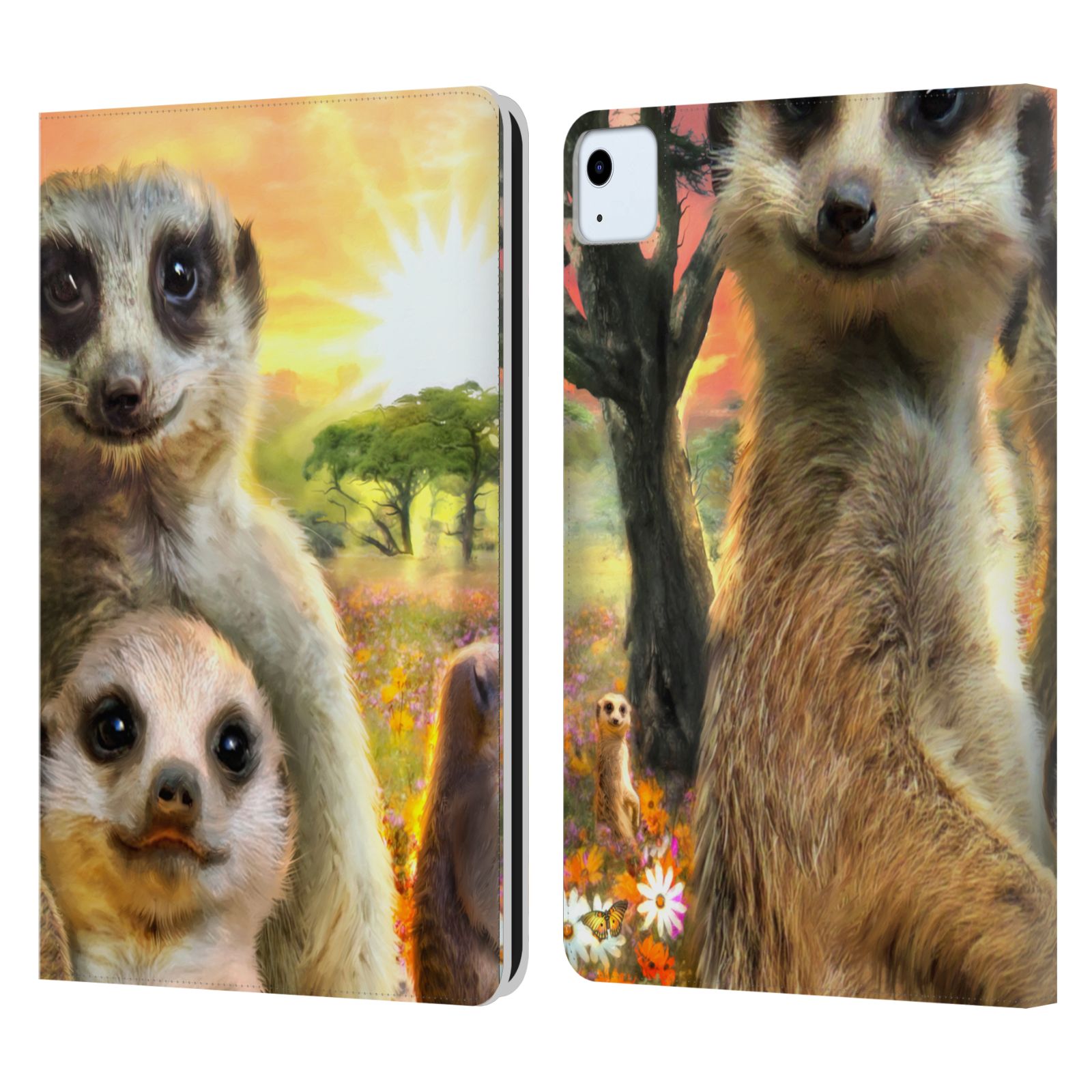Pouzdro pro tablet Apple Ipad Air 2020 / 2022 - HEAD CASE -  malé surikaty