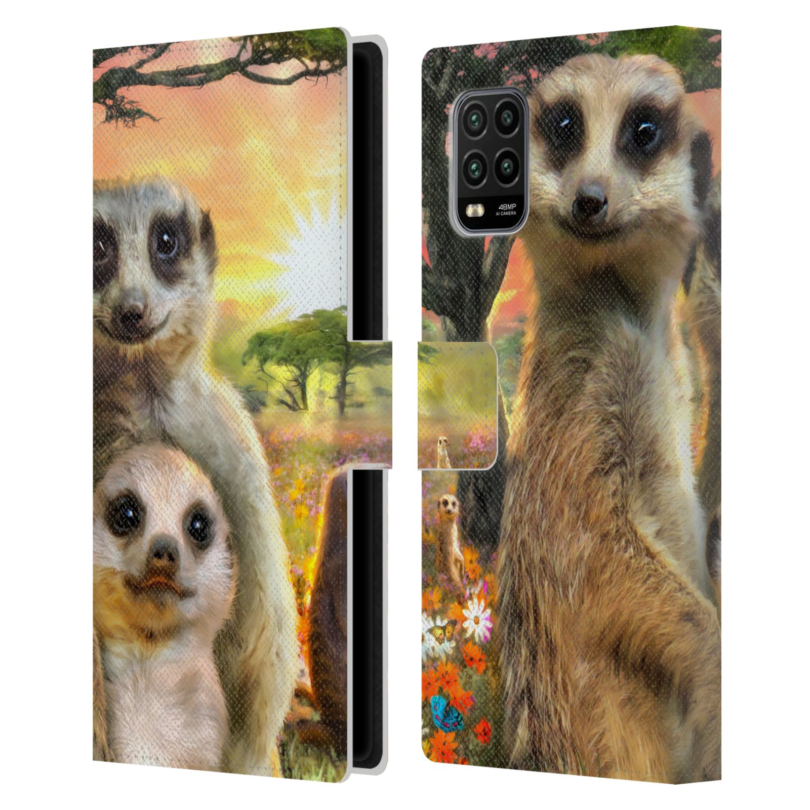 Pouzdro na mobil Xiaomi Mi 10 LITE - Head Case - malé surikaty