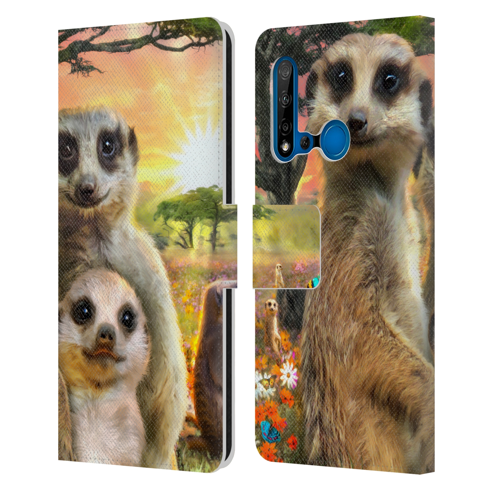 Pouzdro na mobil Huawei P20 LITE 2019 - Head Case - malé surikaty