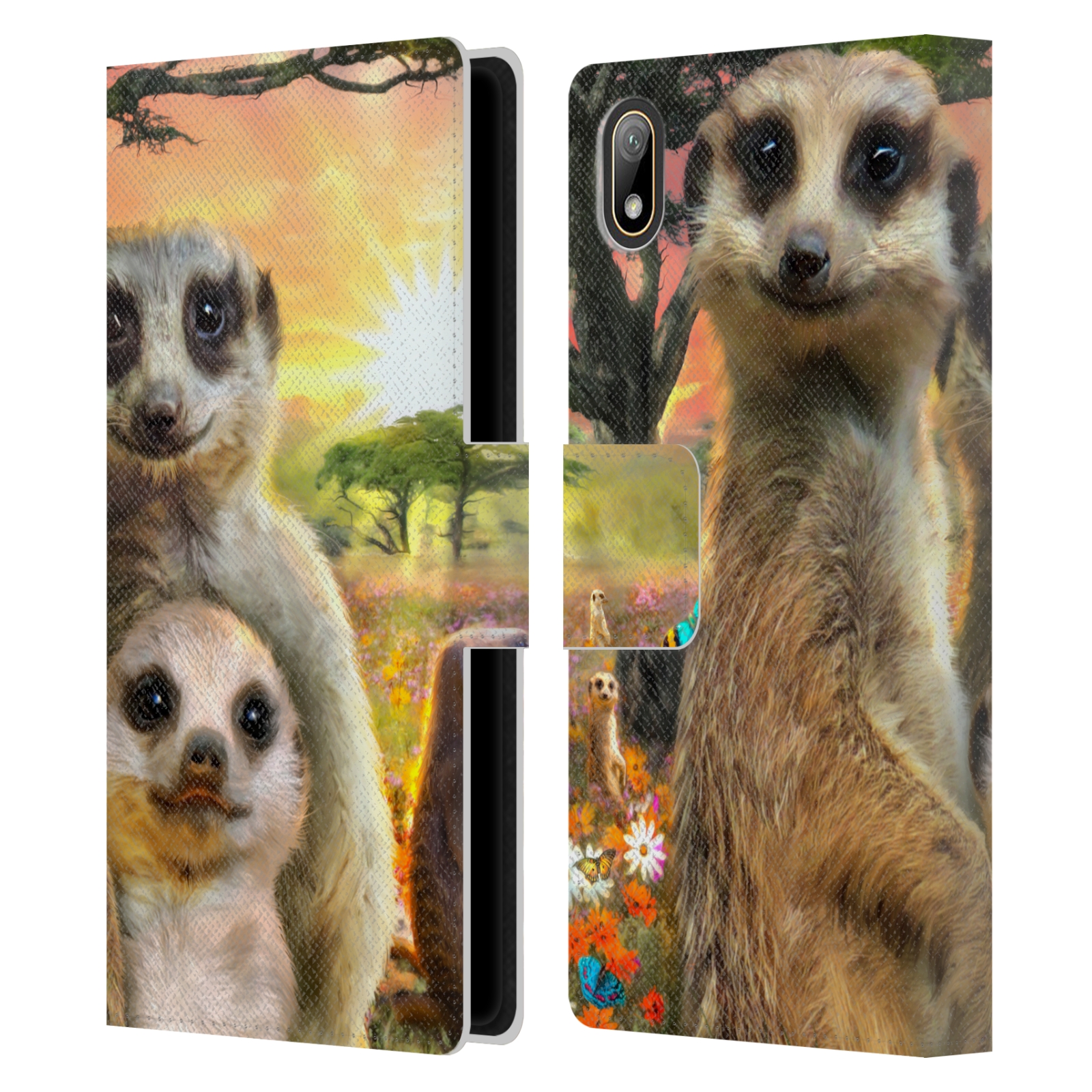 Pouzdro HEAD CASE pro mobil Huawei Y5 2019 - Aimee Stewart foto surikaty příroda