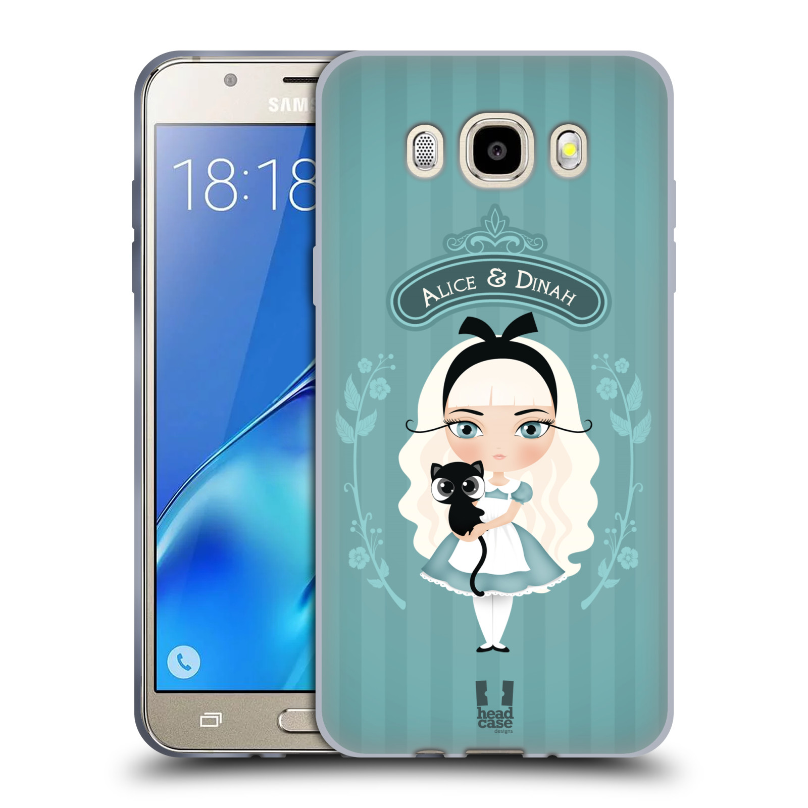 HEAD CASE silikonový obal, kryt na mobil Samsung Galaxy J5 2016, J510, J510F, (J510F DUAL SIM) vzor Alenka v říši divů Alenka