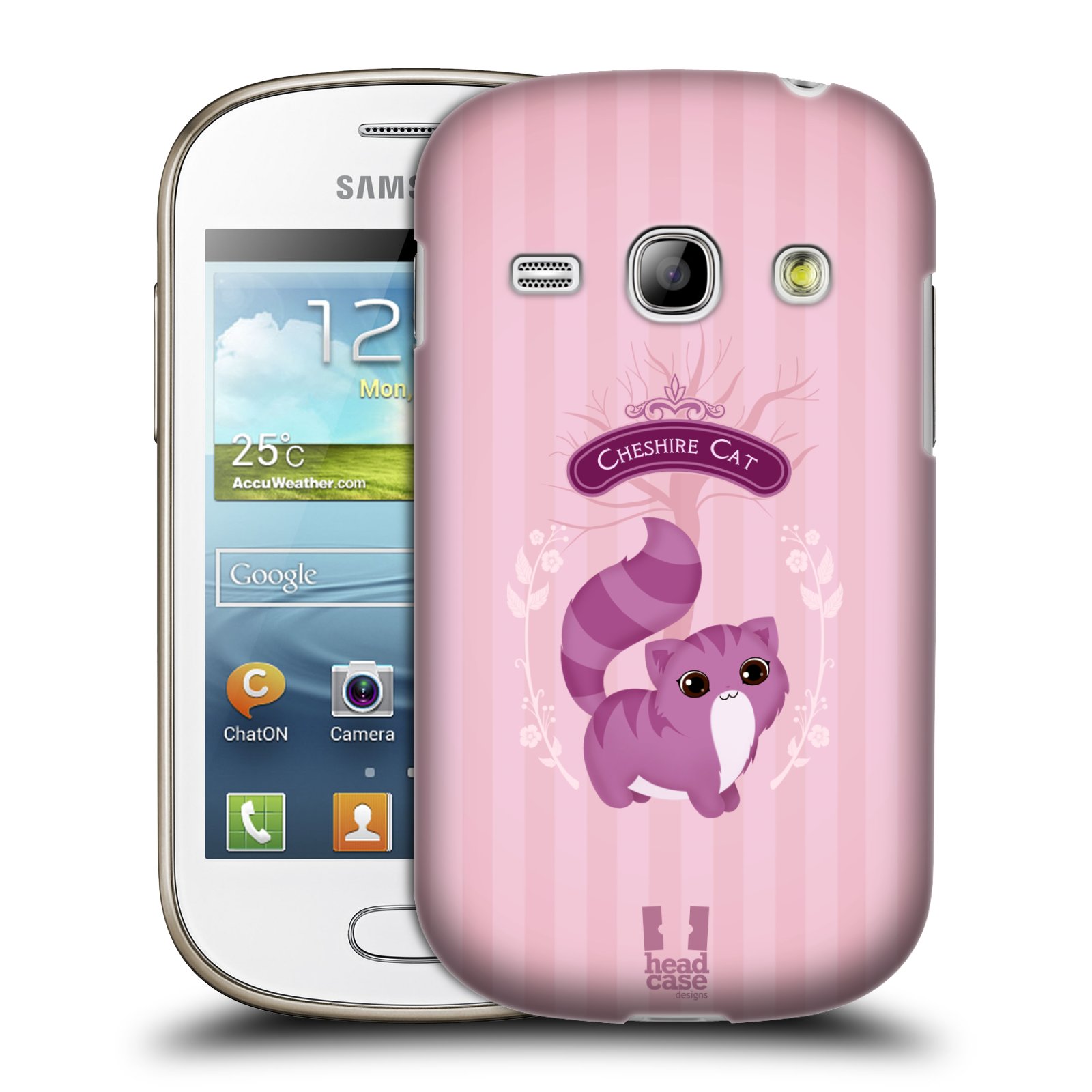 HEAD CASE plastový obal na mobil SAMSUNG GALAXY FAME (S6810) vzor Alenka v říši divů kočička