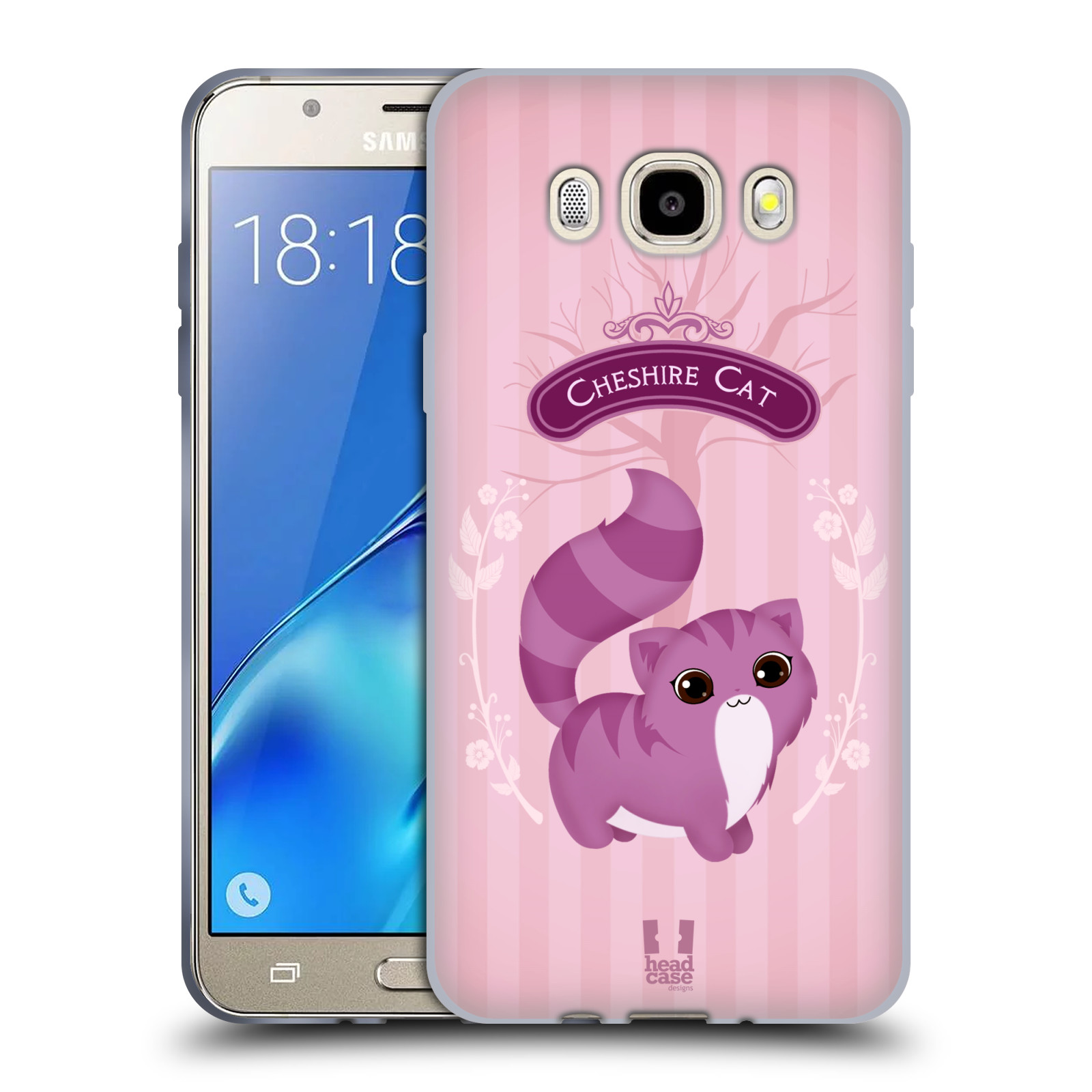 HEAD CASE silikonový obal, kryt na mobil Samsung Galaxy J5 2016, J510, J510F, (J510F DUAL SIM) vzor Alenka v říši divů kočička