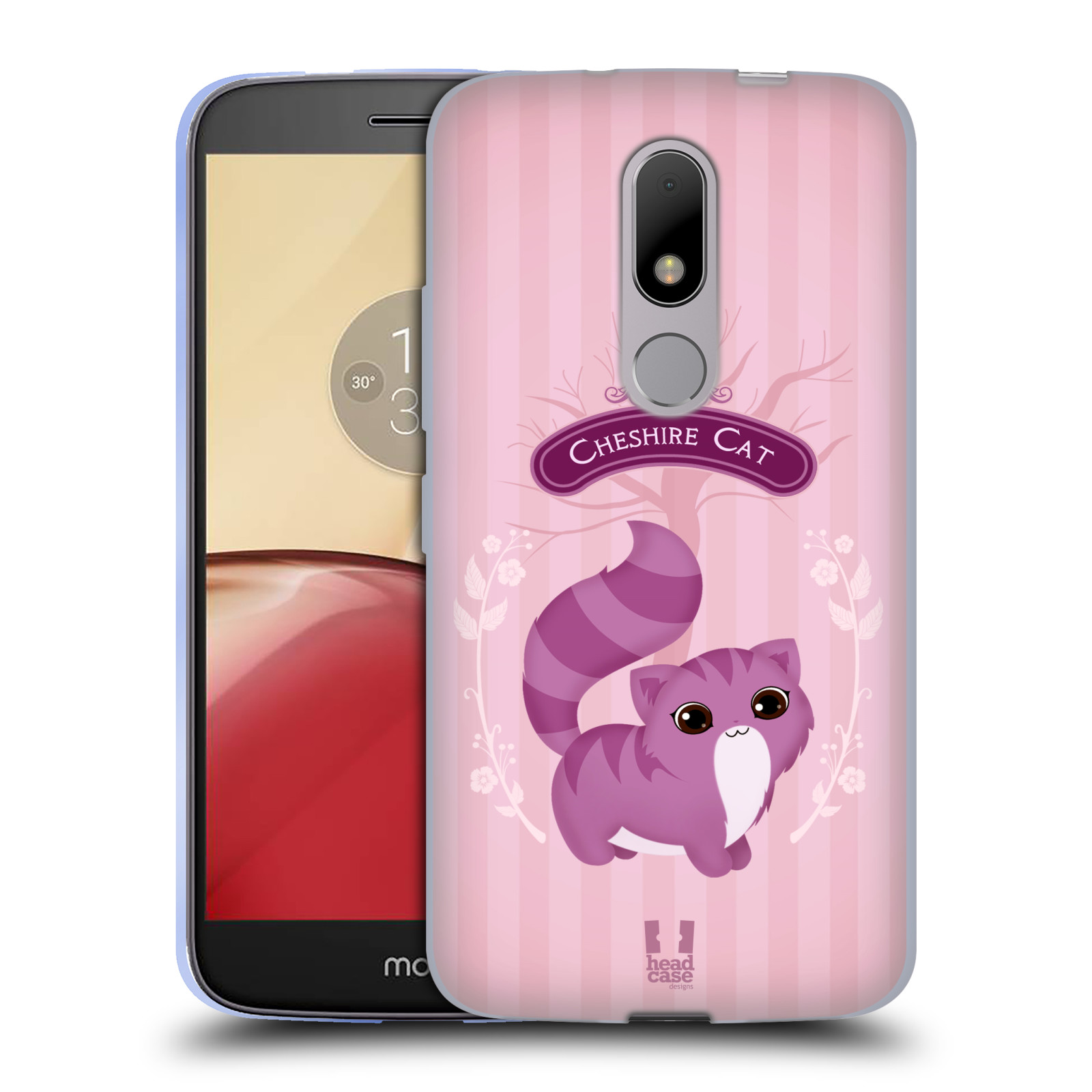 HEAD CASE silikonový obal na mobil Lenovo Moto M vzor Alenka v říši divů kočička