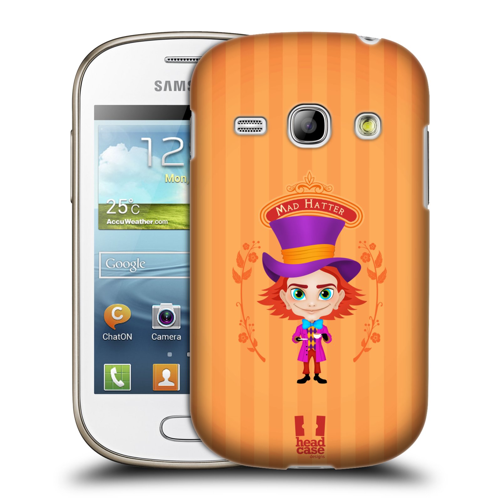 HEAD CASE plastový obal na mobil SAMSUNG GALAXY FAME (S6810) vzor Alenka v říši divů buřinka