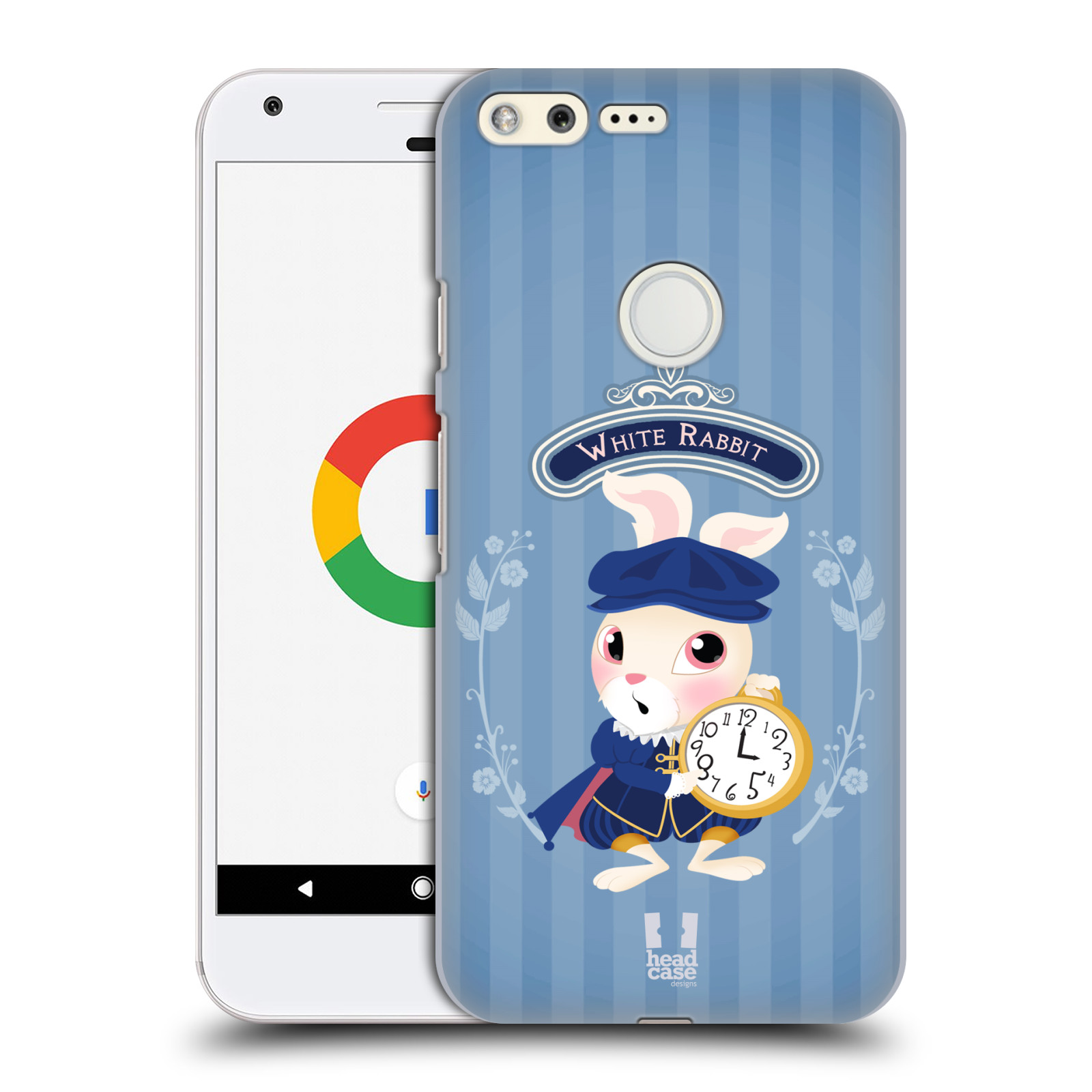 HEAD CASE plastový obal na mobil GOOGLE Pixel vzor Alenka v říši divů králíček