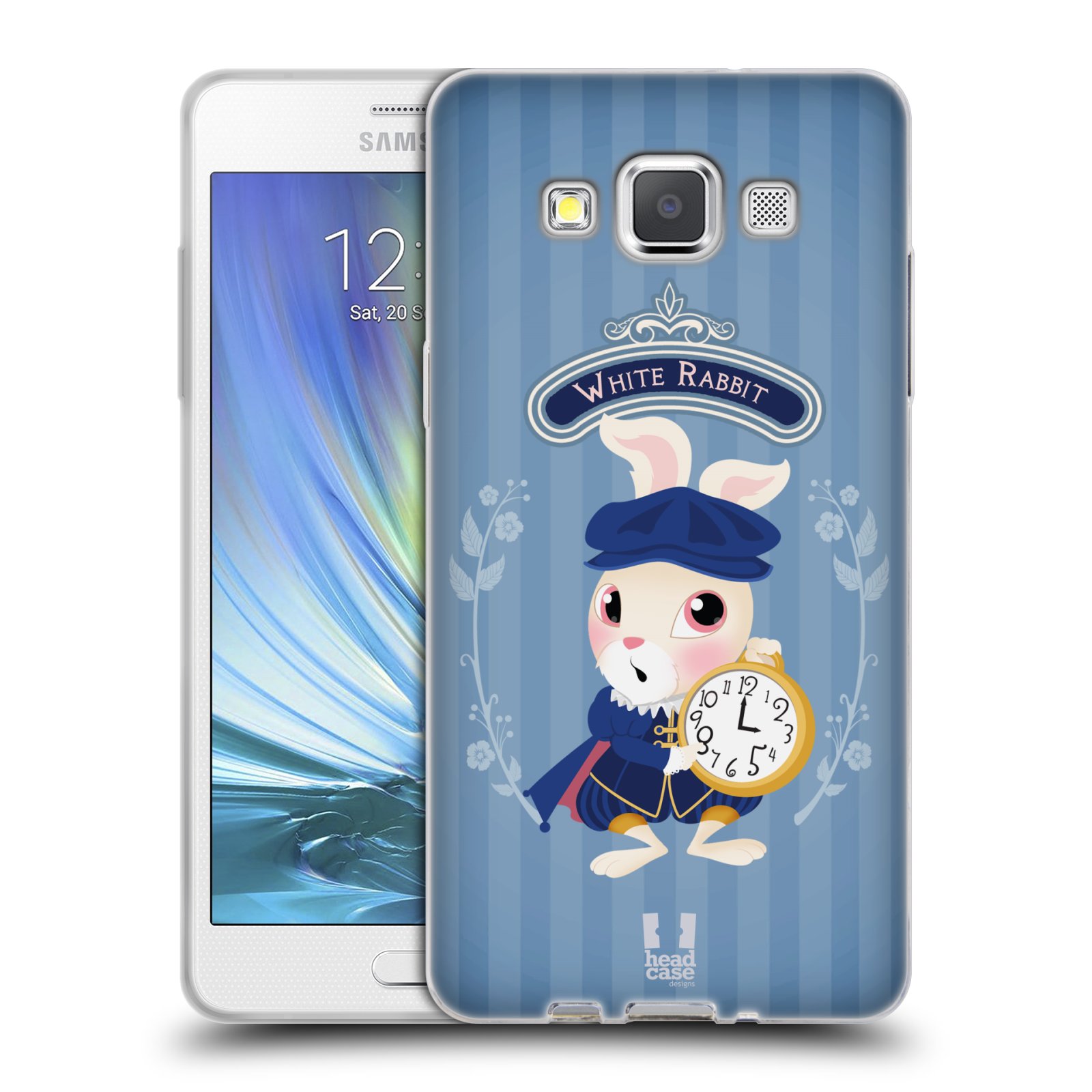 HEAD CASE silikonový obal na mobil Samsung Galaxy A5 vzor Alenka v říši divů králíček