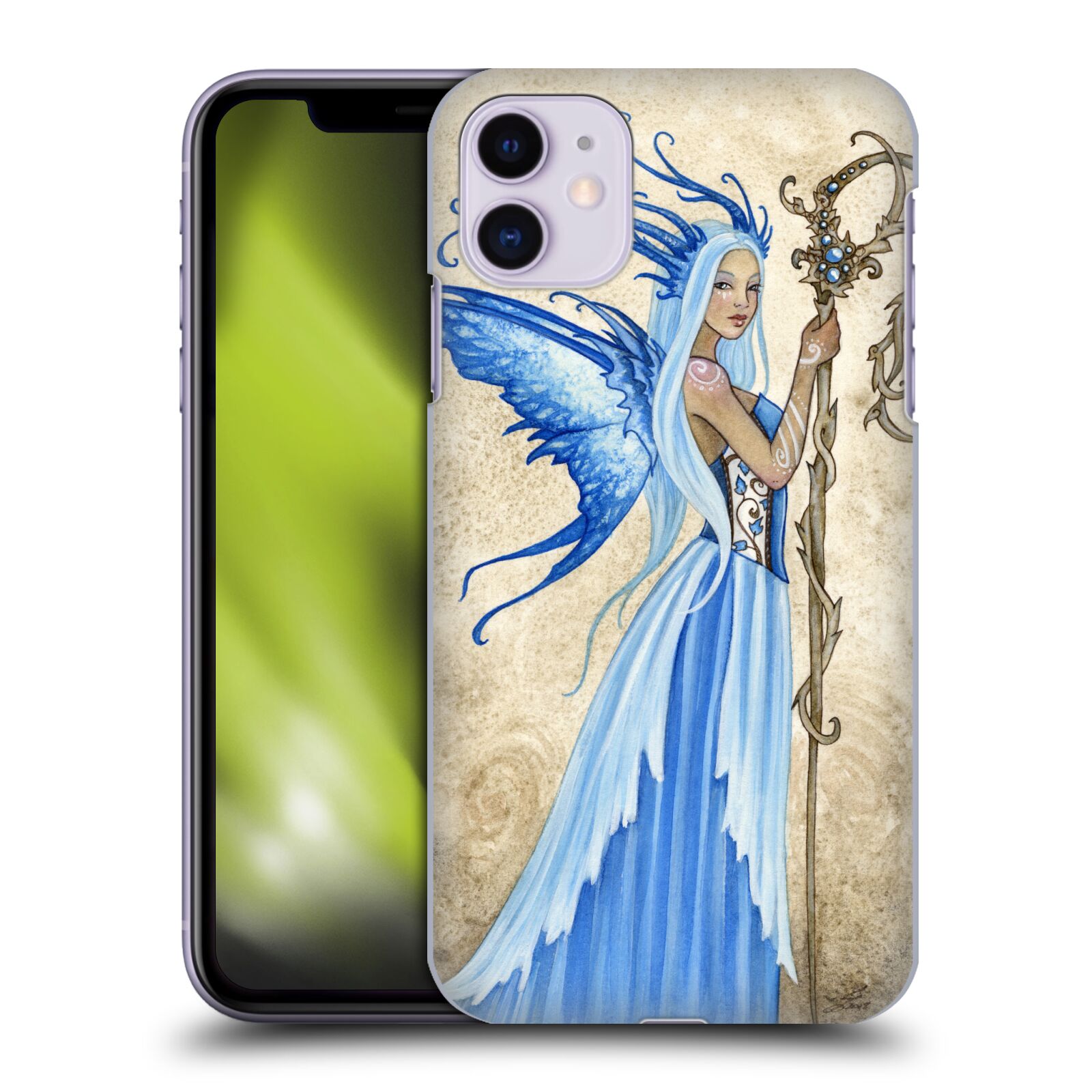 Zadní obal pro mobil Apple Iphone 11 - HEAD CASE - Amy Brown - modrá bohyně