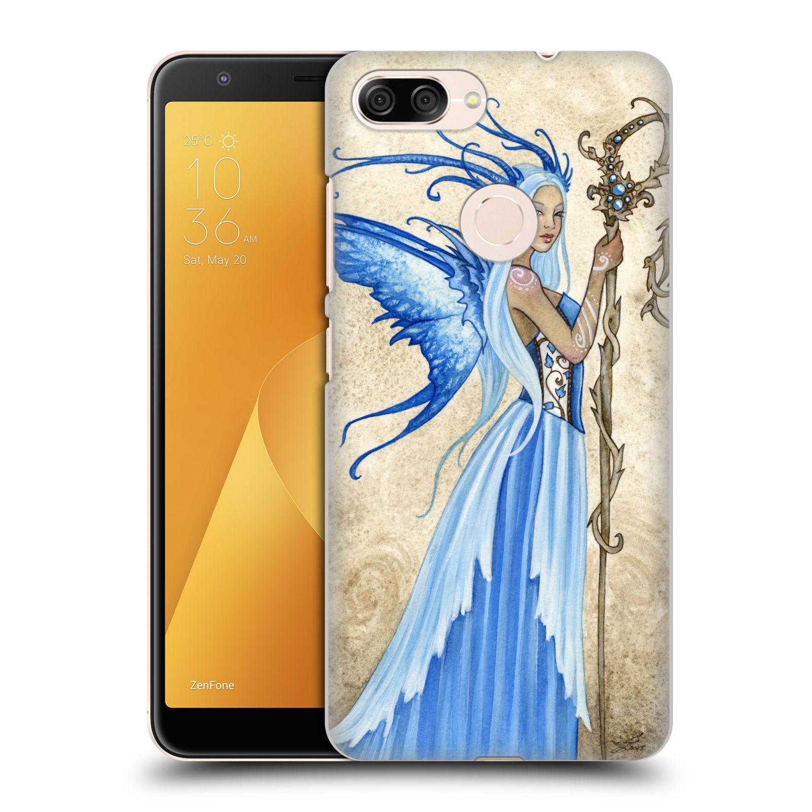 Zadní obal pro mobil Asus Zenfone Max Plus (M1) - HEAD CASE - Amy Brown - modrá bohyně